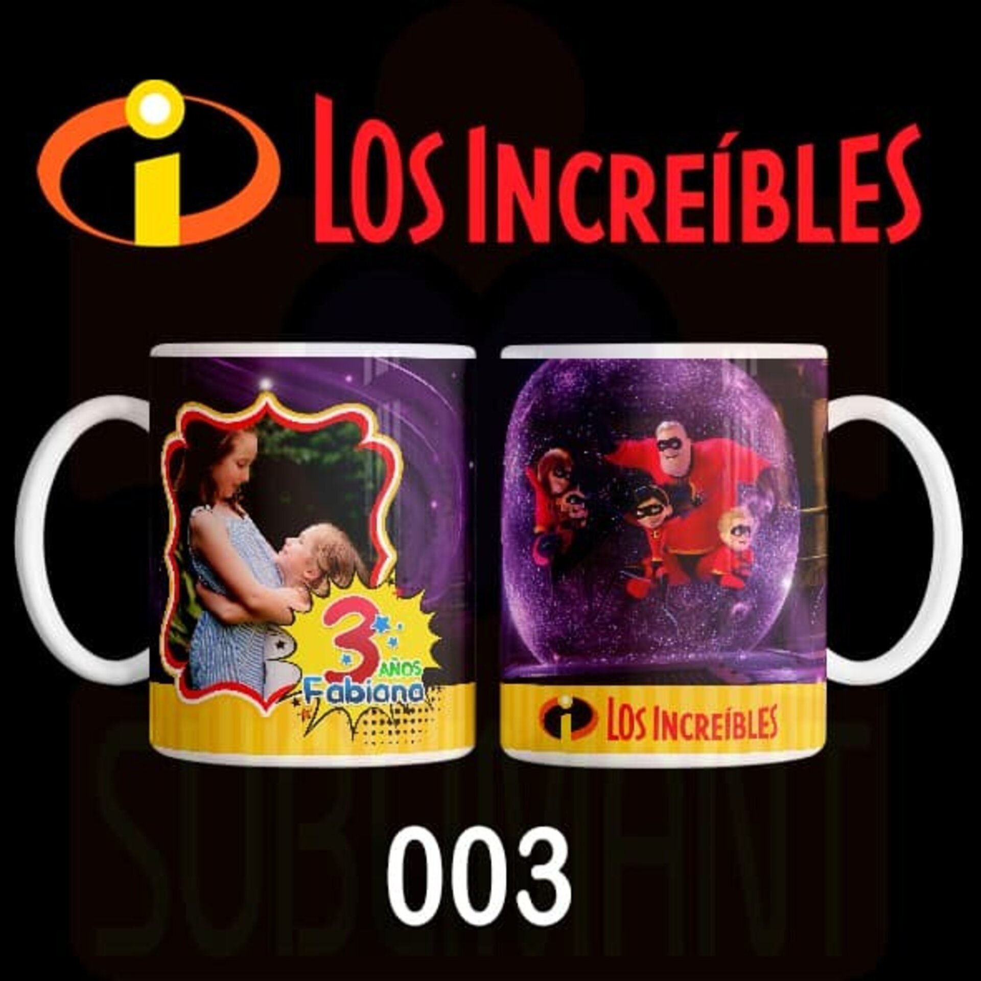 Tazas LOS INCREÍBLES - 3