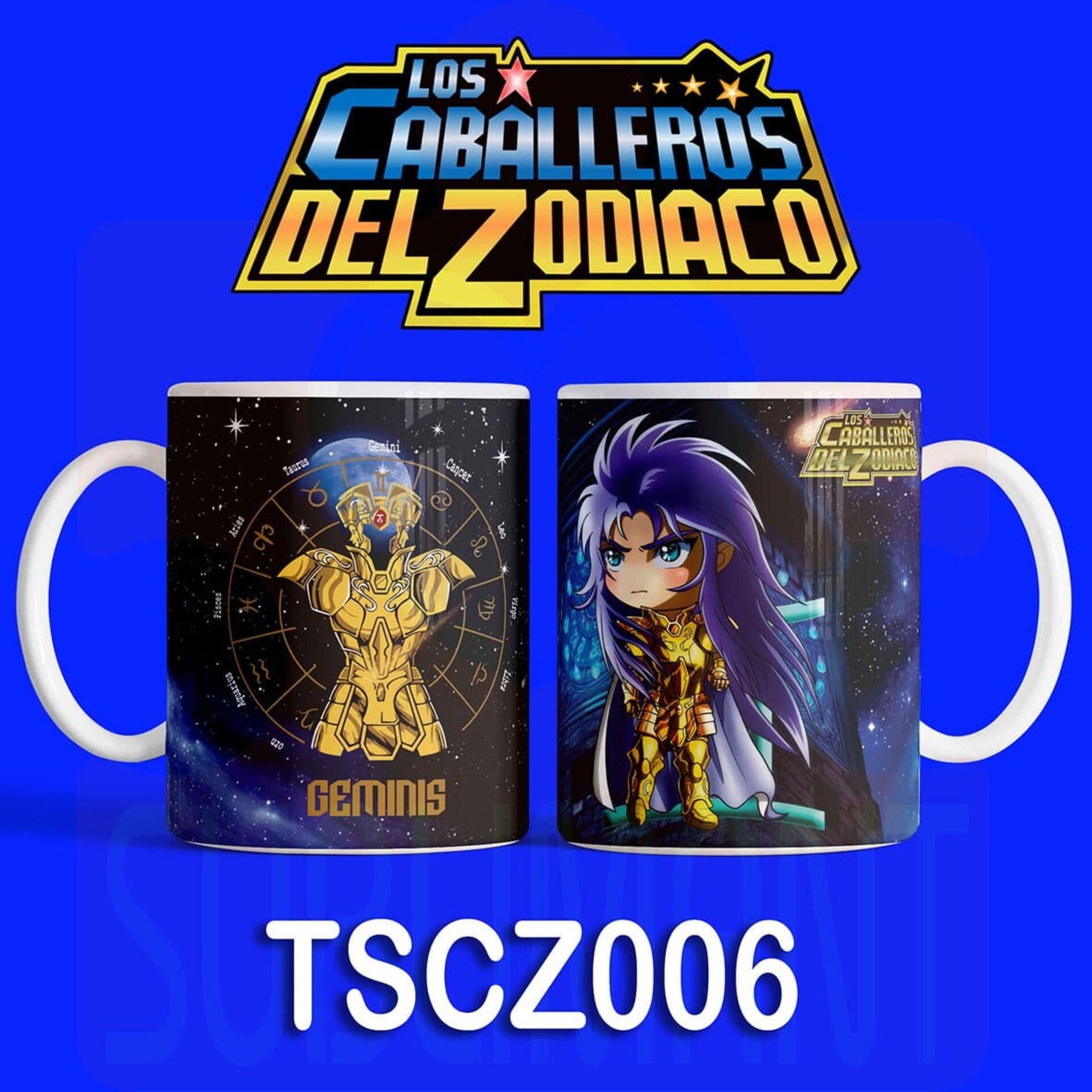 Tazas CABALLEROS DEL ZODIACO - 6