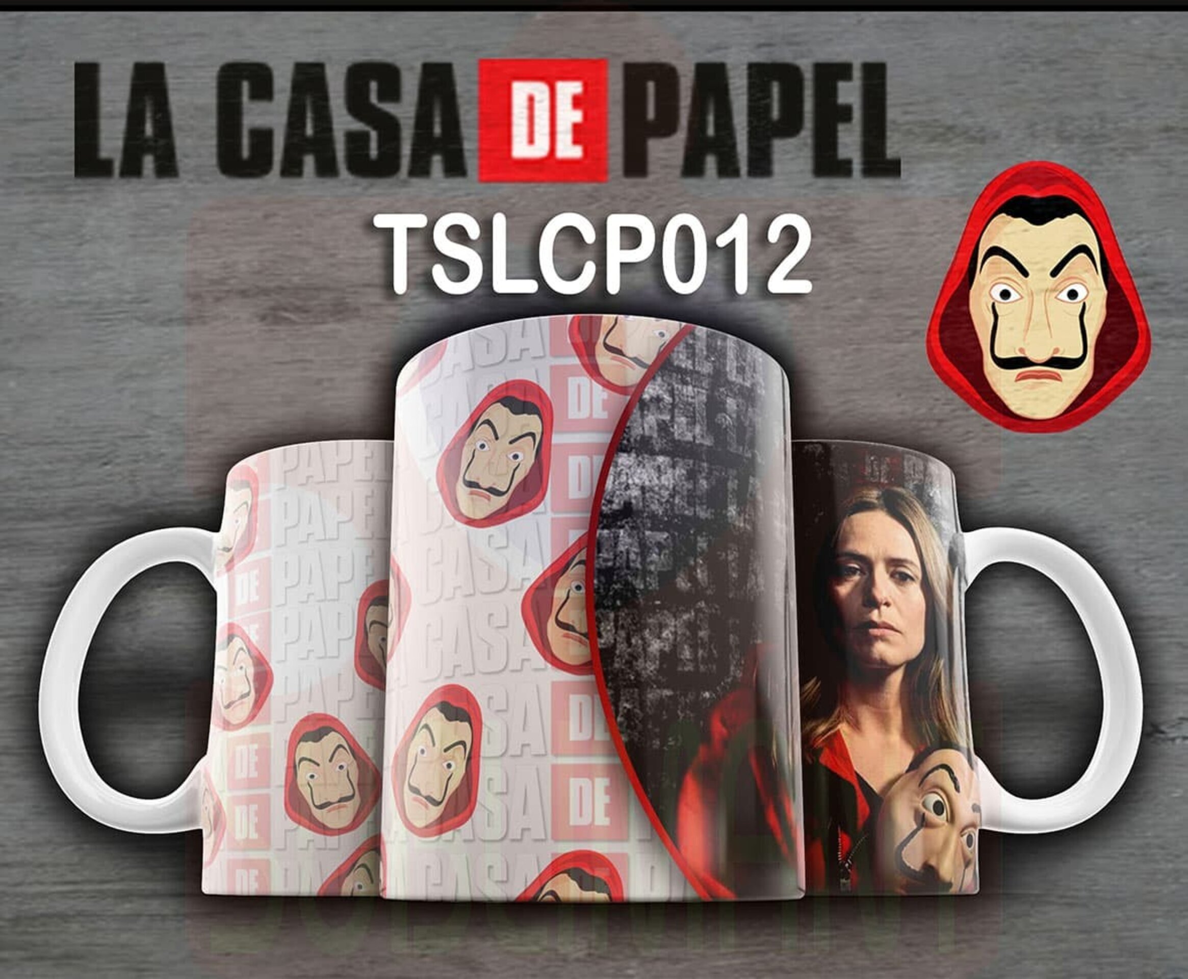 Tazas LA CASA DE PAPEL - 12