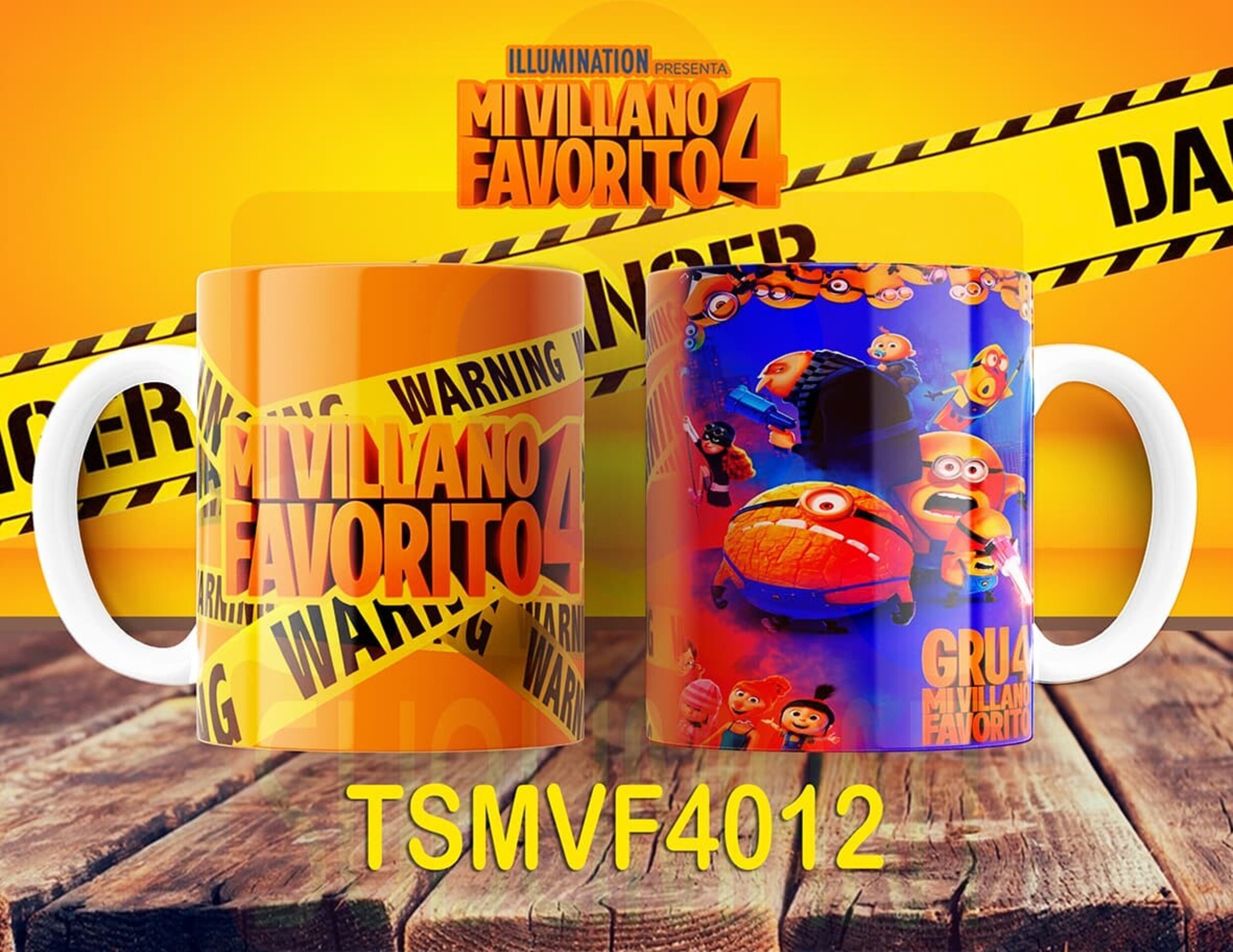 Tazas MI VILLANO FAVORITO 4 - 12
