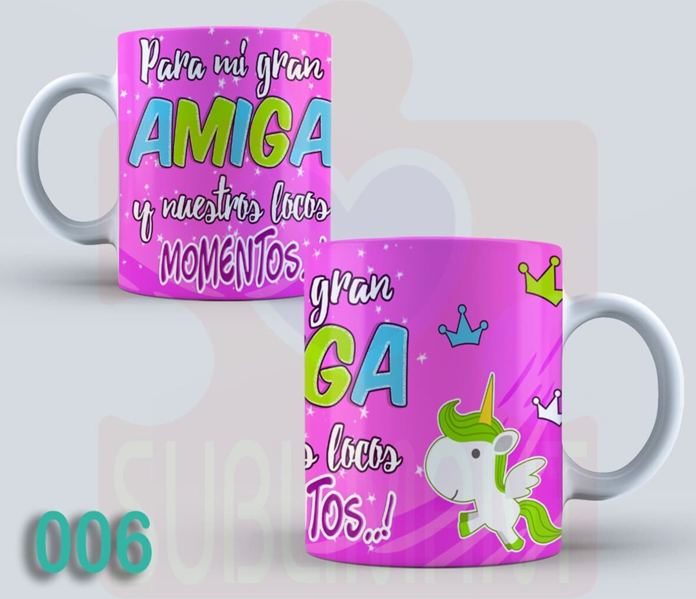 Tazas AMISTAD - 6