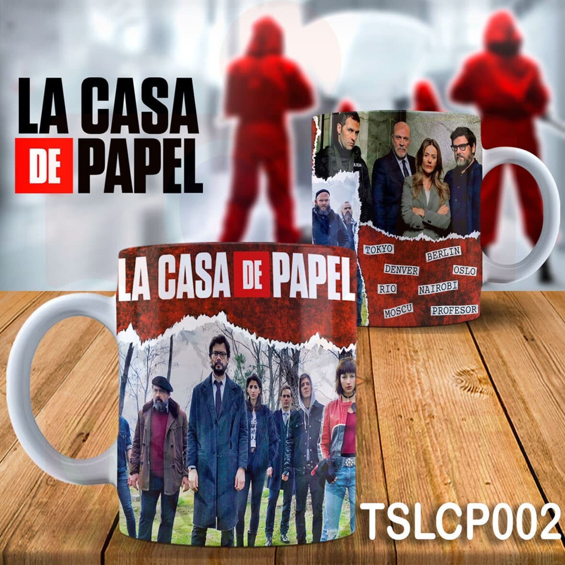 Tazas LA CASA DE PAPEL - 2