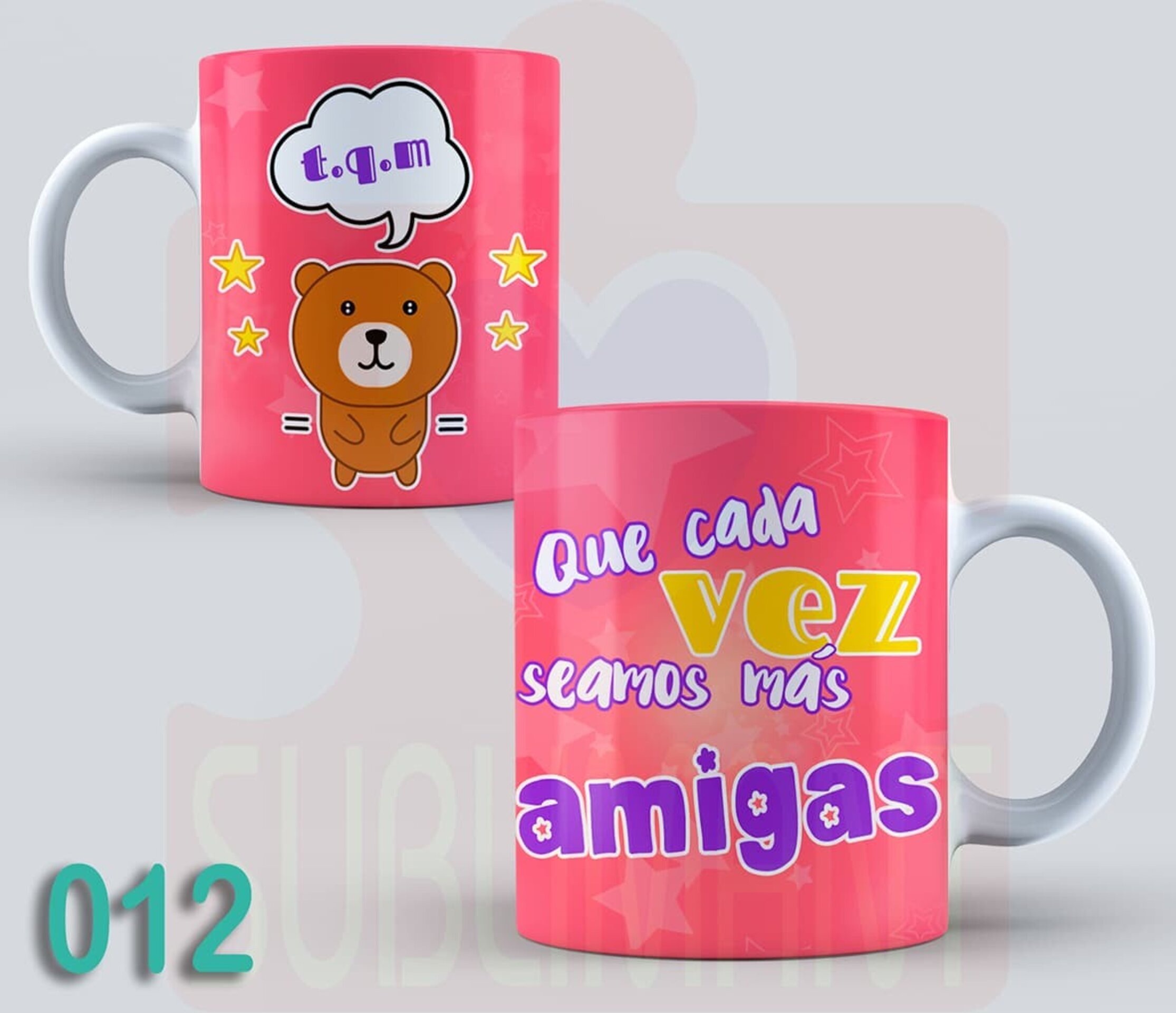 Tazas AMISTAD - 12