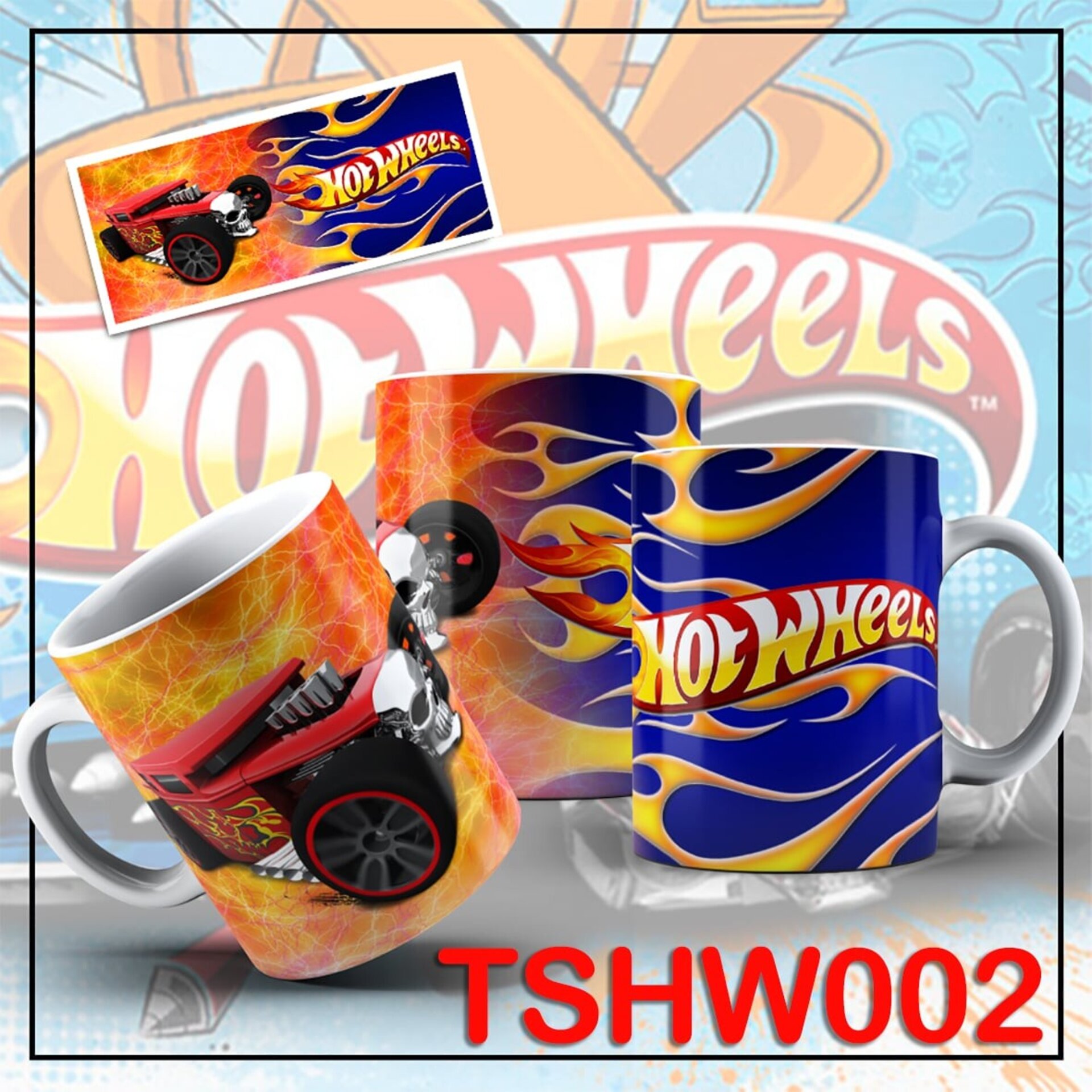 Tazas HOT WHEELS - 2