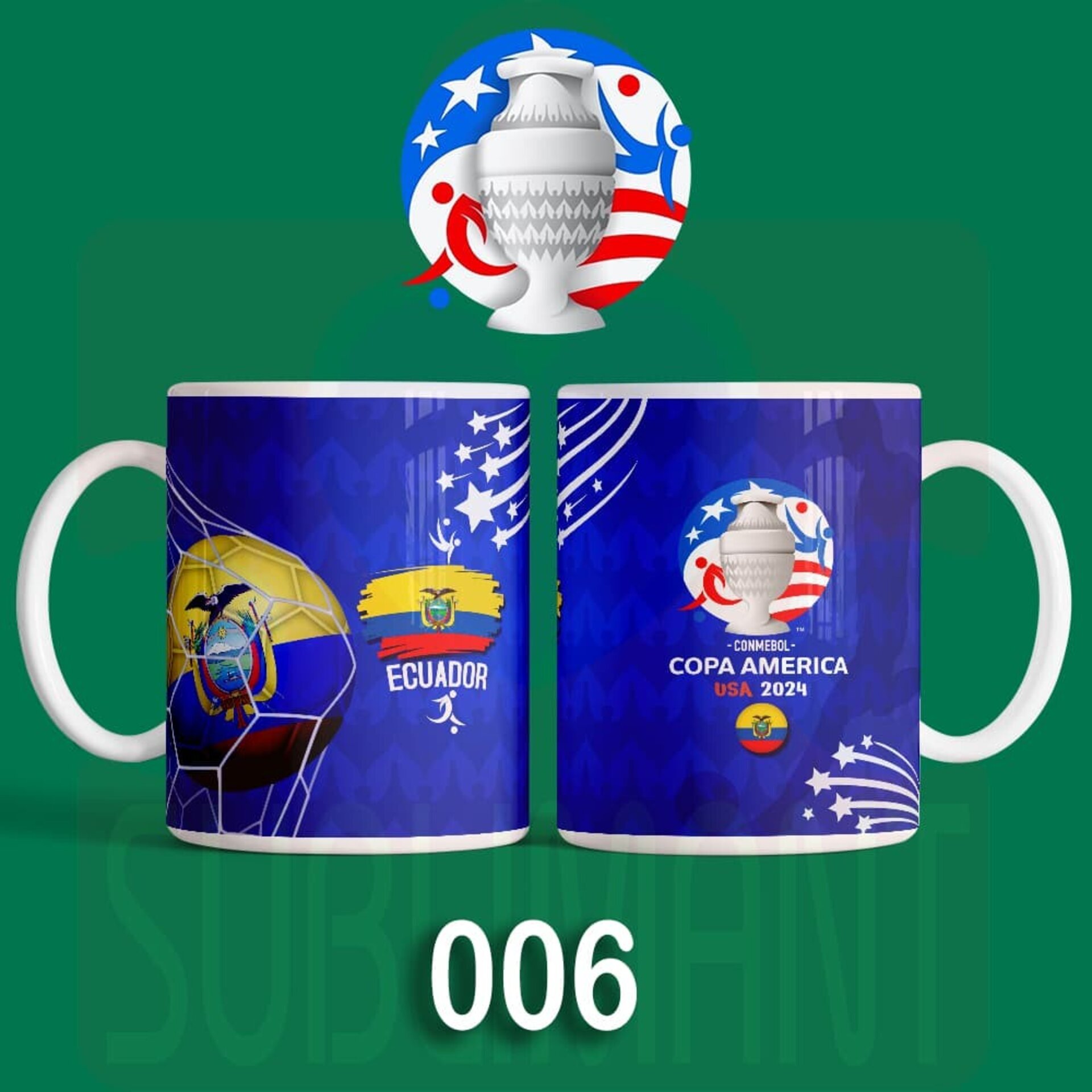 Tazas COPA AMÉRICA 2024 - 6
