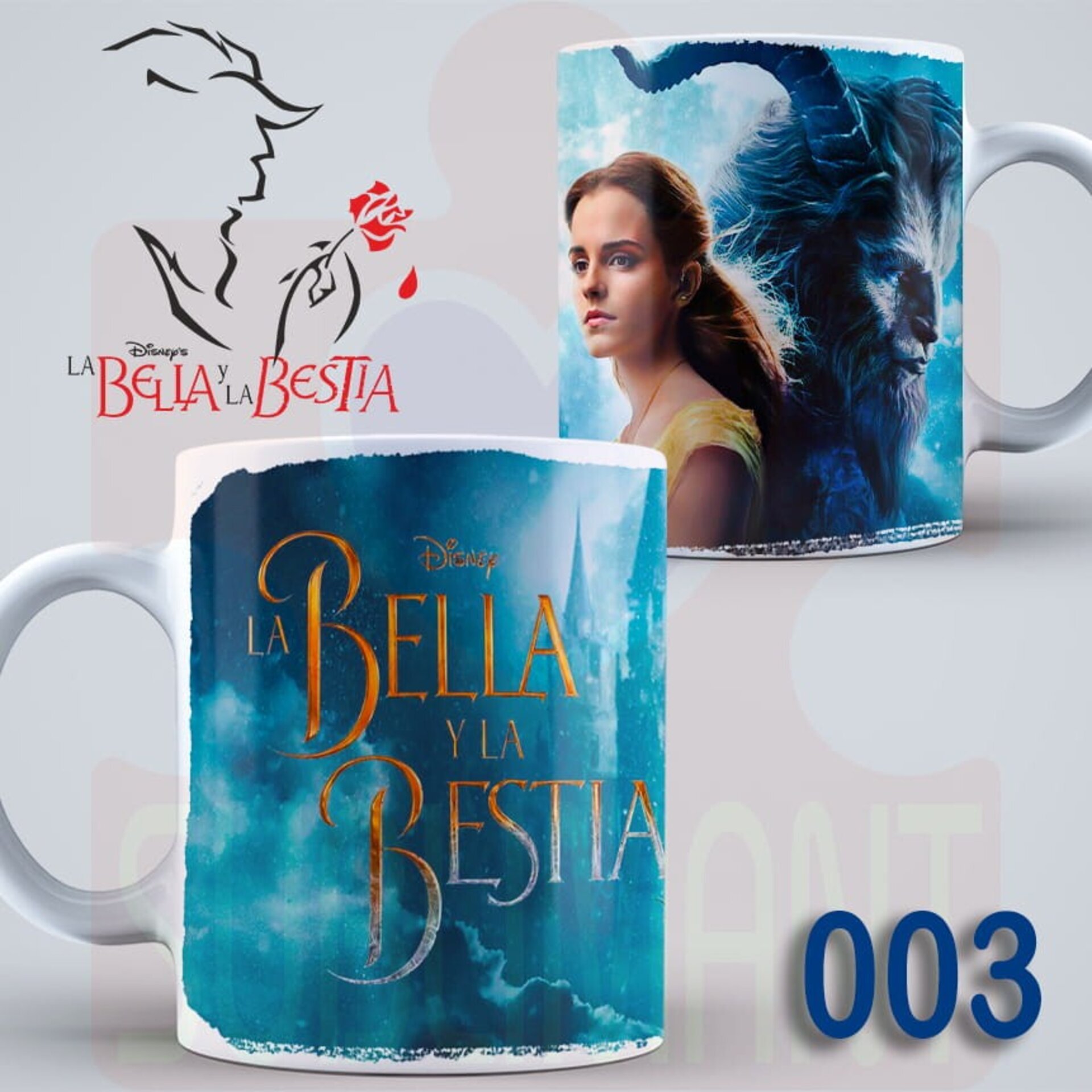 Tazas LA BELLA Y LA BESTIA - 3