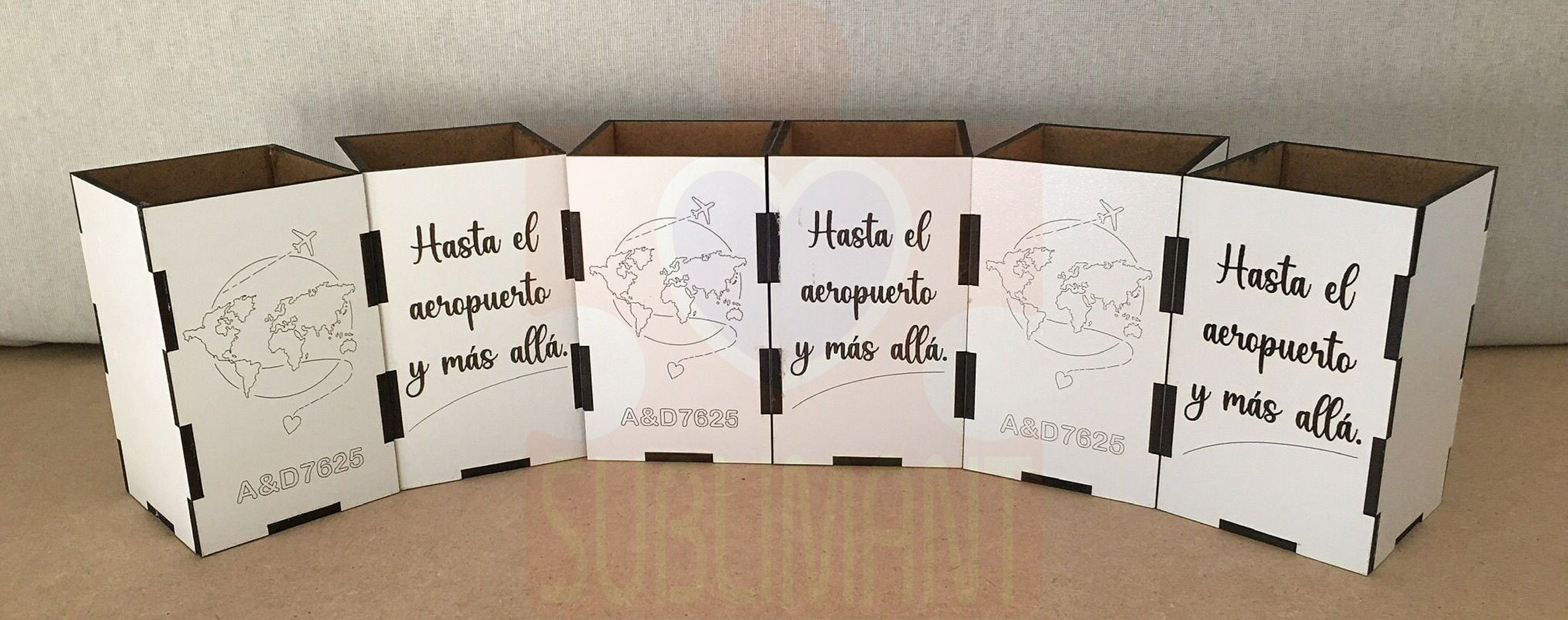 Box para bengalas en mesas de boda - 2
