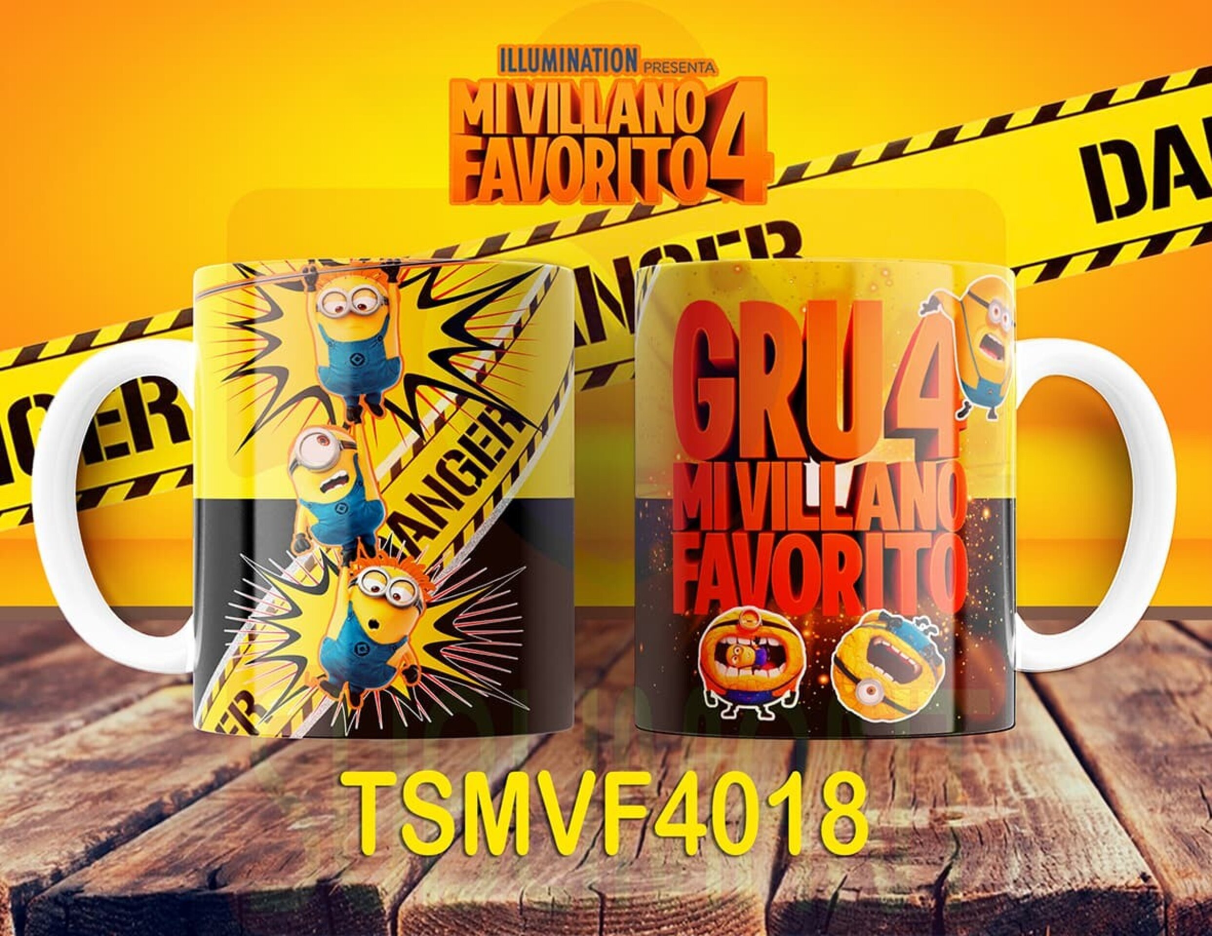 Tazas MI VILLANO FAVORITO 4 - 16