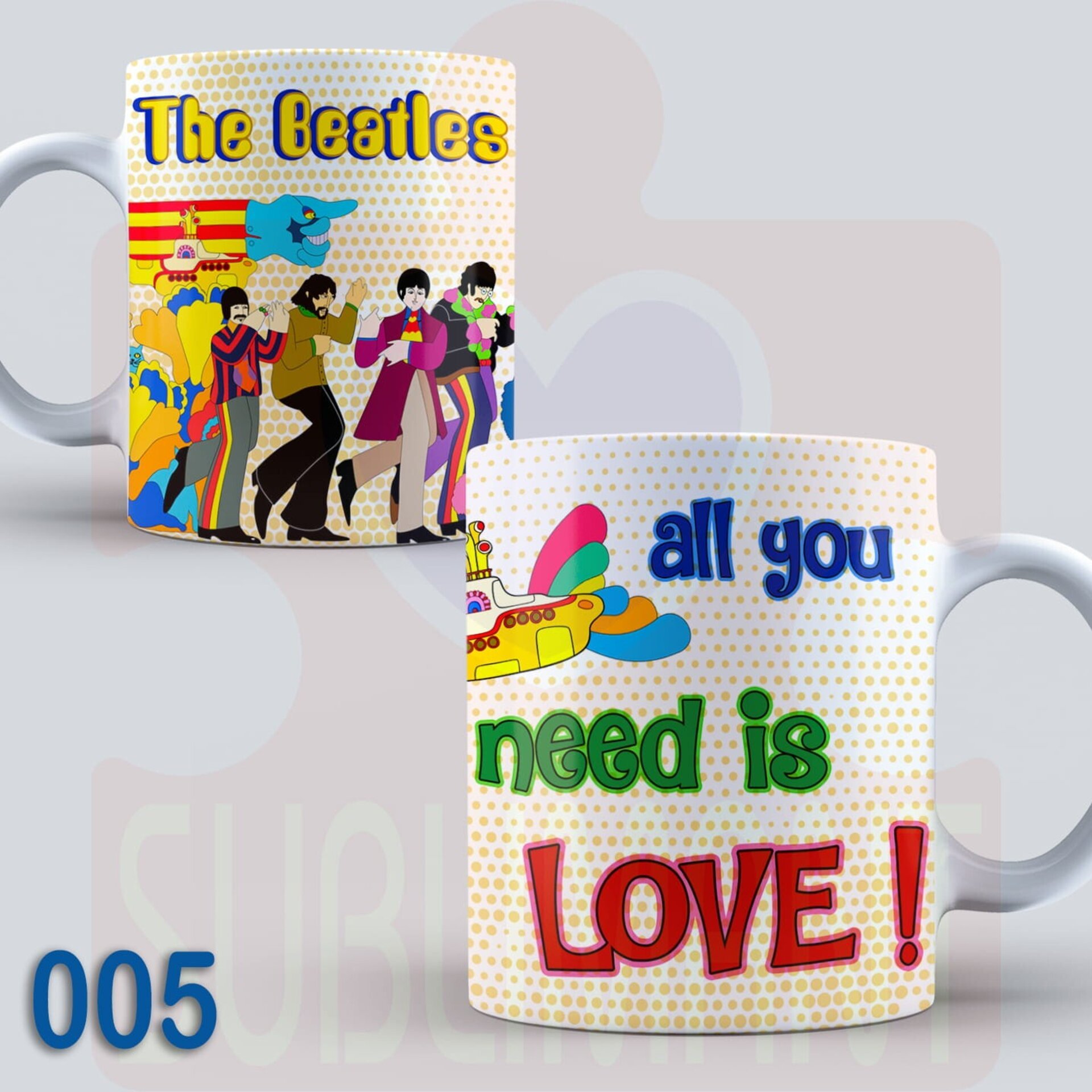 Tazas THE BEATLES - 5