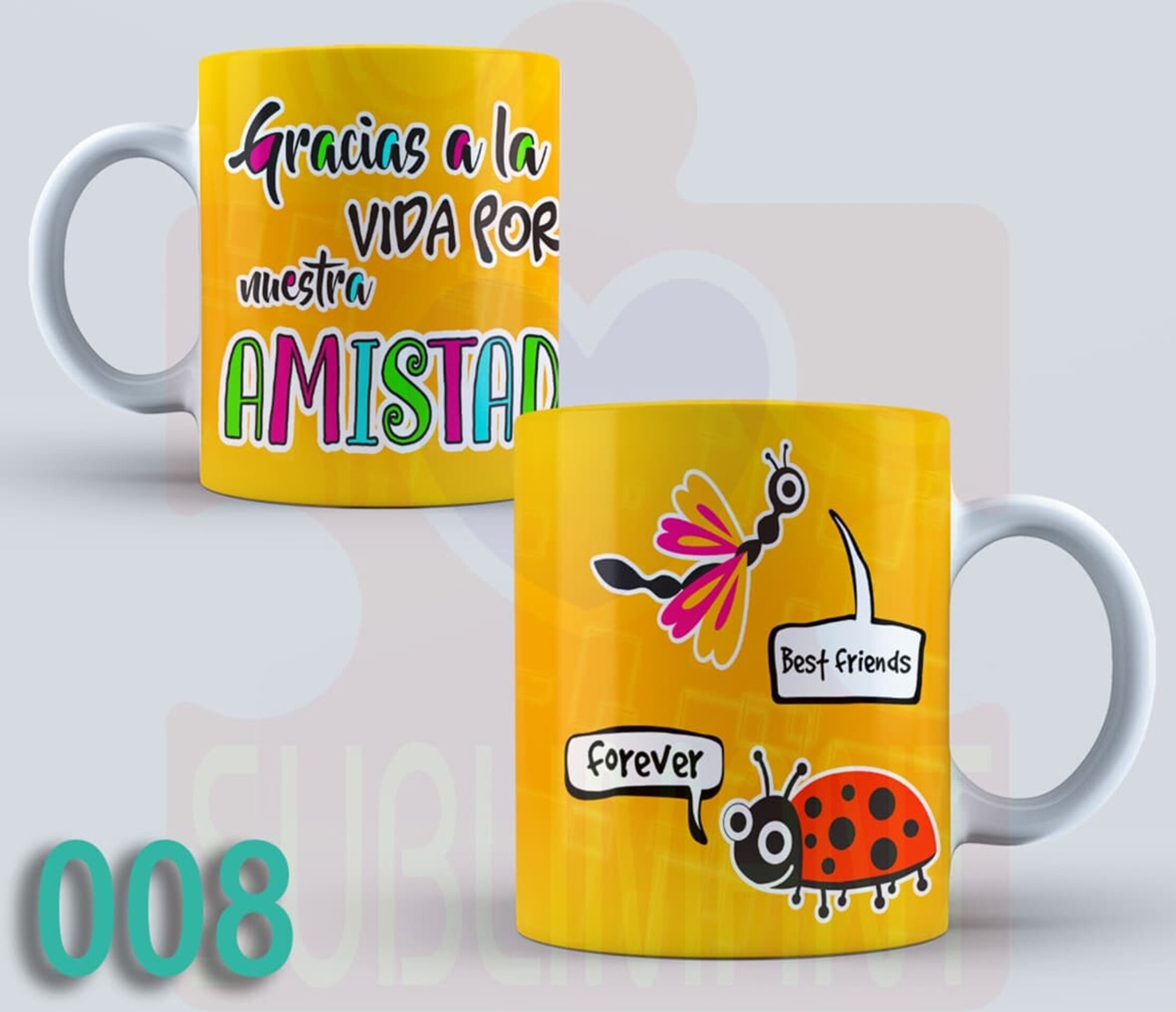 Tazas AMISTAD - 8