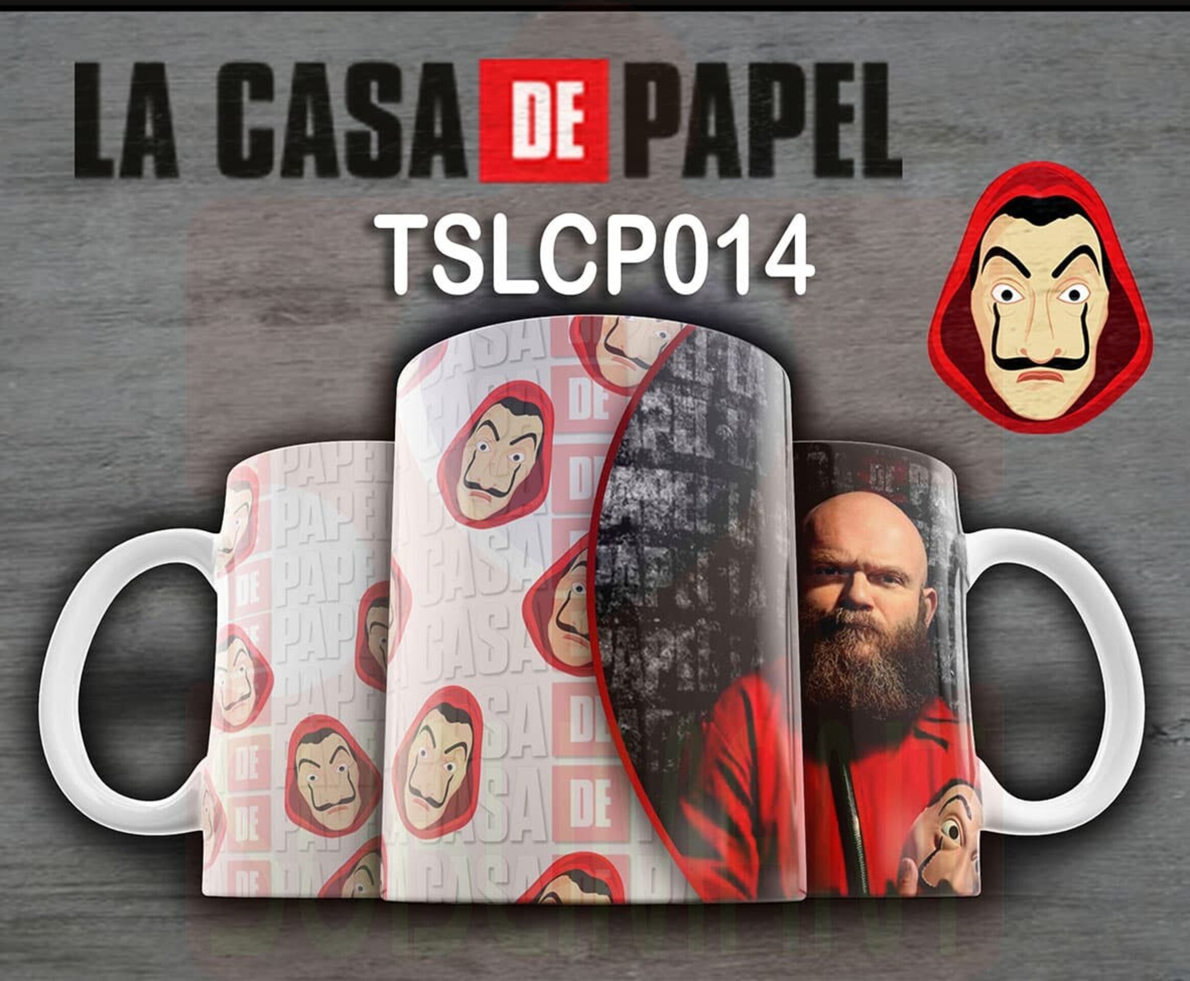Tazas LA CASA DE PAPEL - 14
