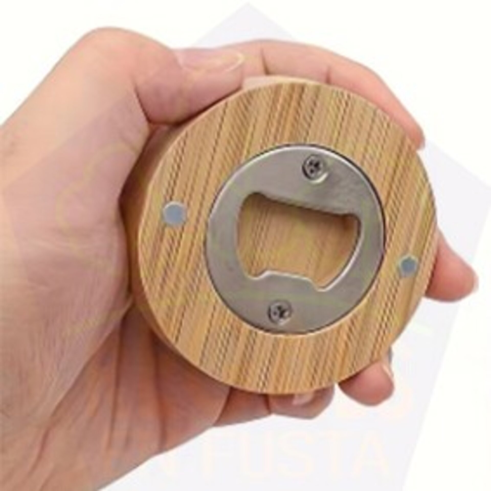 Abridor de madera con imán personalizados - 6