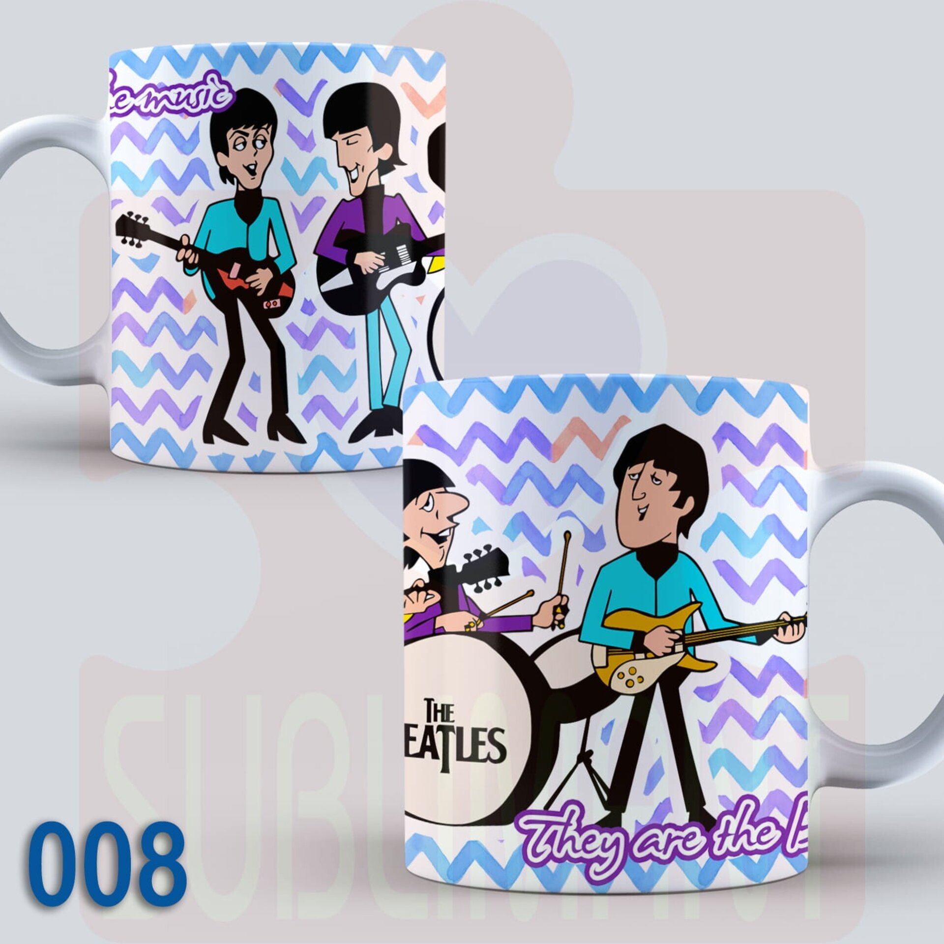 Tazas THE BEATLES - 8