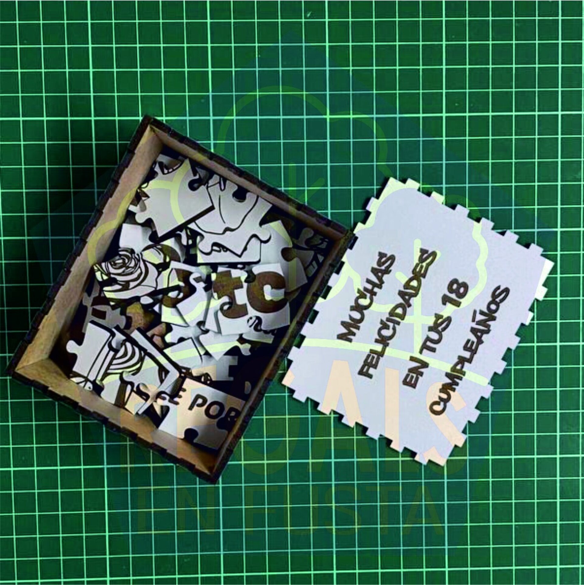 Puzzle sorpresa con caja personalizado - 3