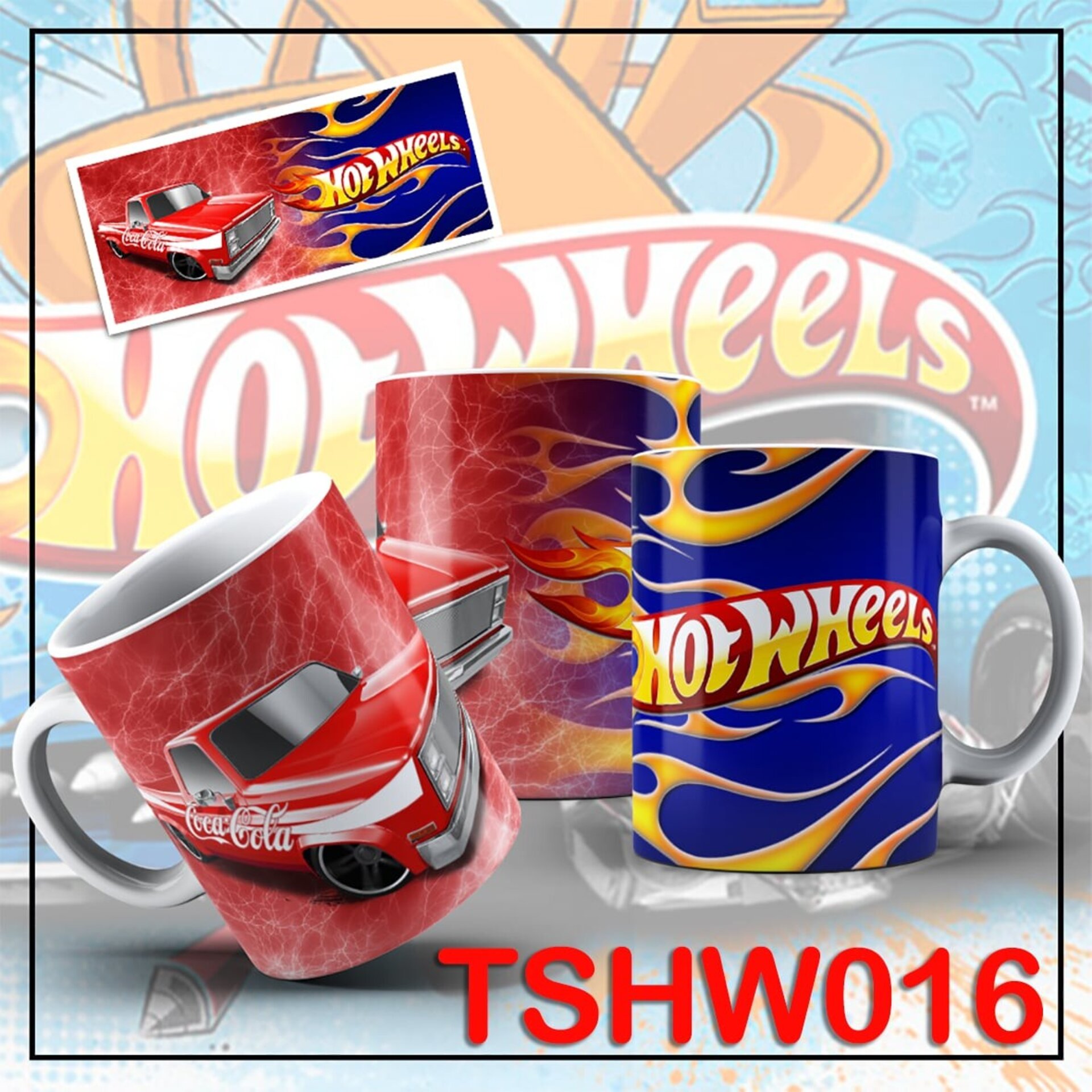 Tazas HOT WHEELS - 16