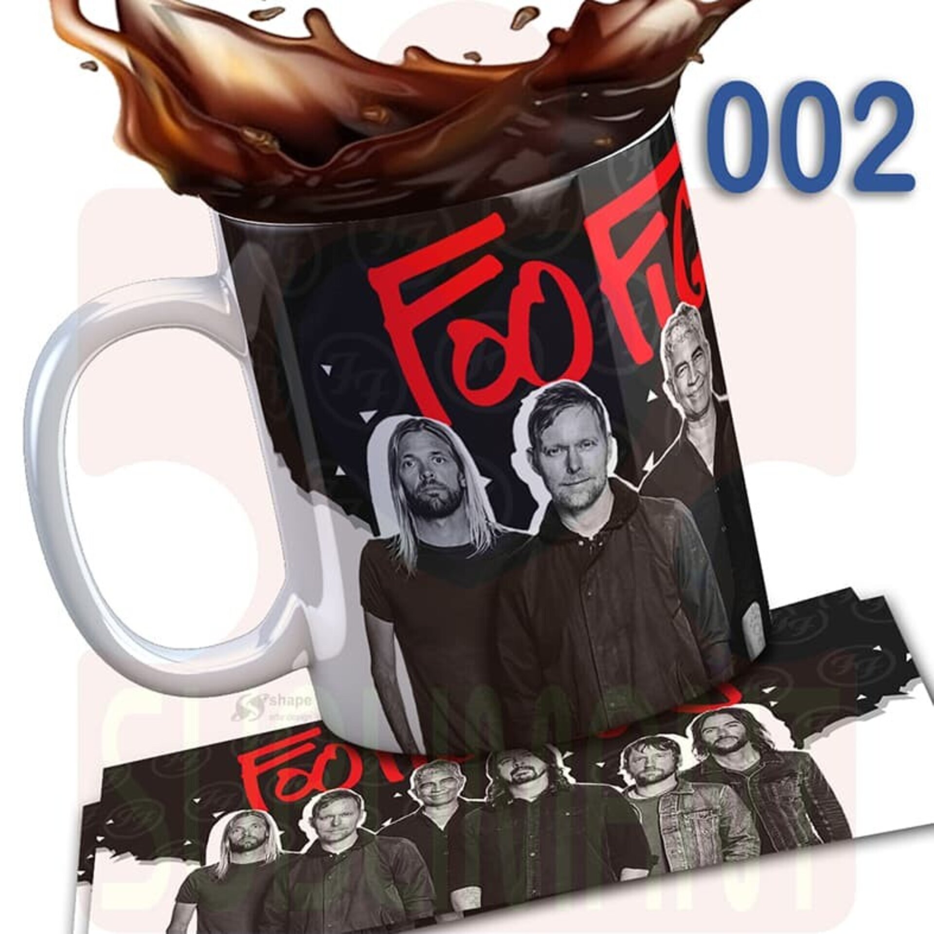 Tazas BANDAS DE ROCK - 2