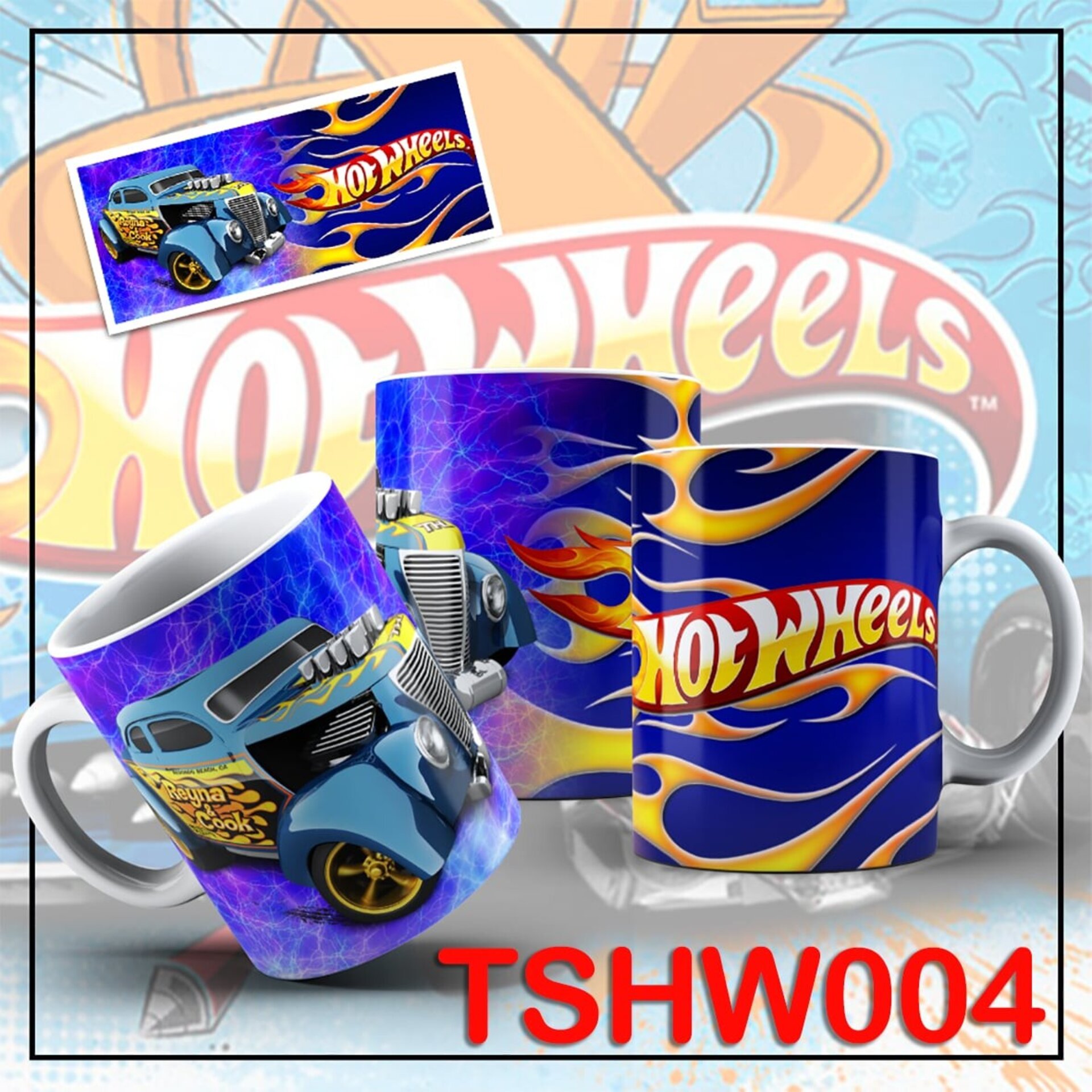 Tazas HOT WHEELS - 4