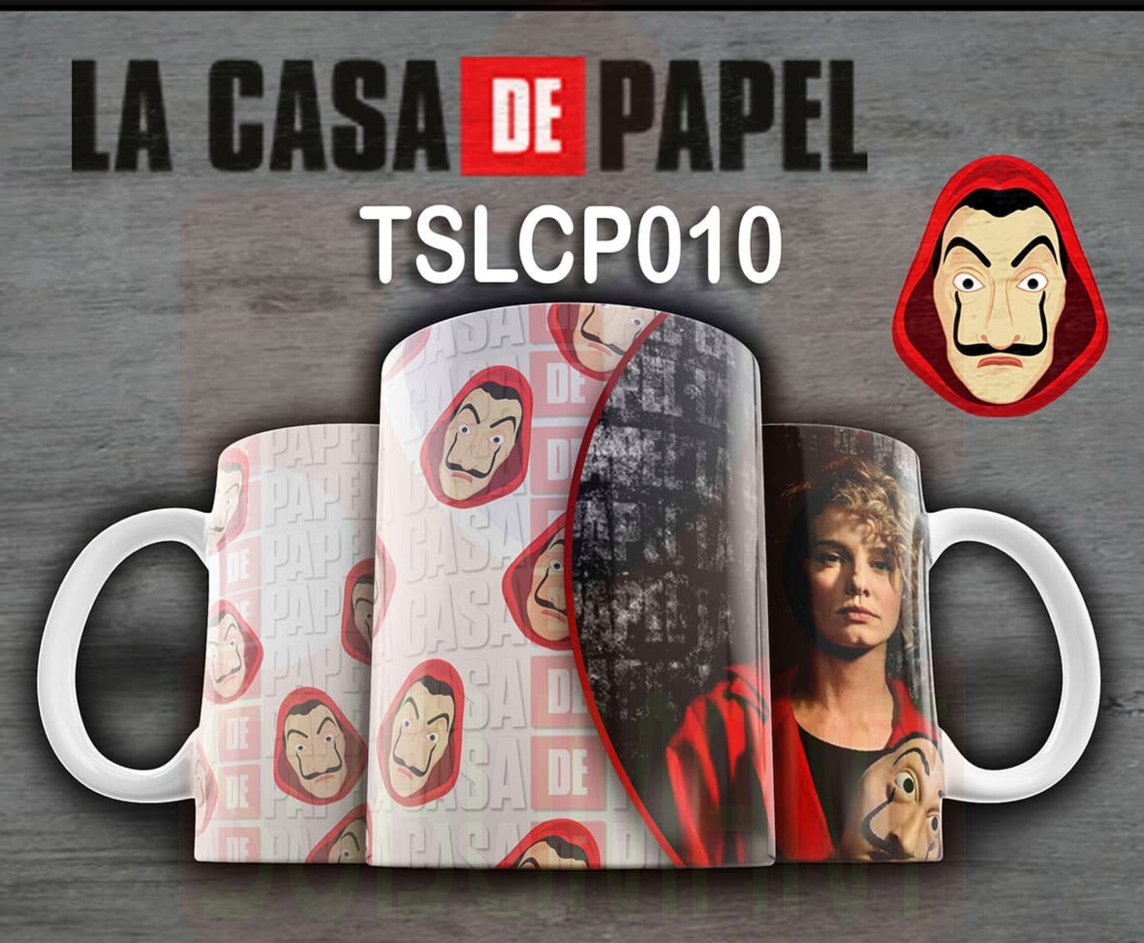 Tazas LA CASA DE PAPEL - 10