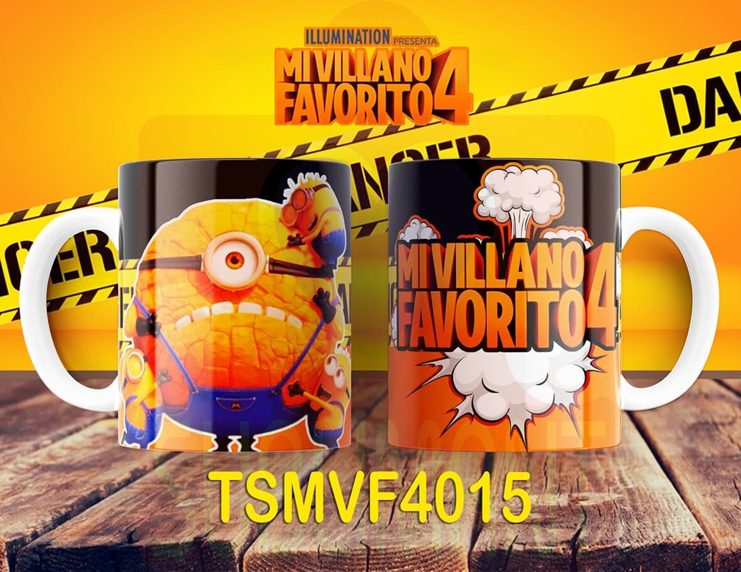 Tazas MI VILLANO FAVORITO 4 - 15