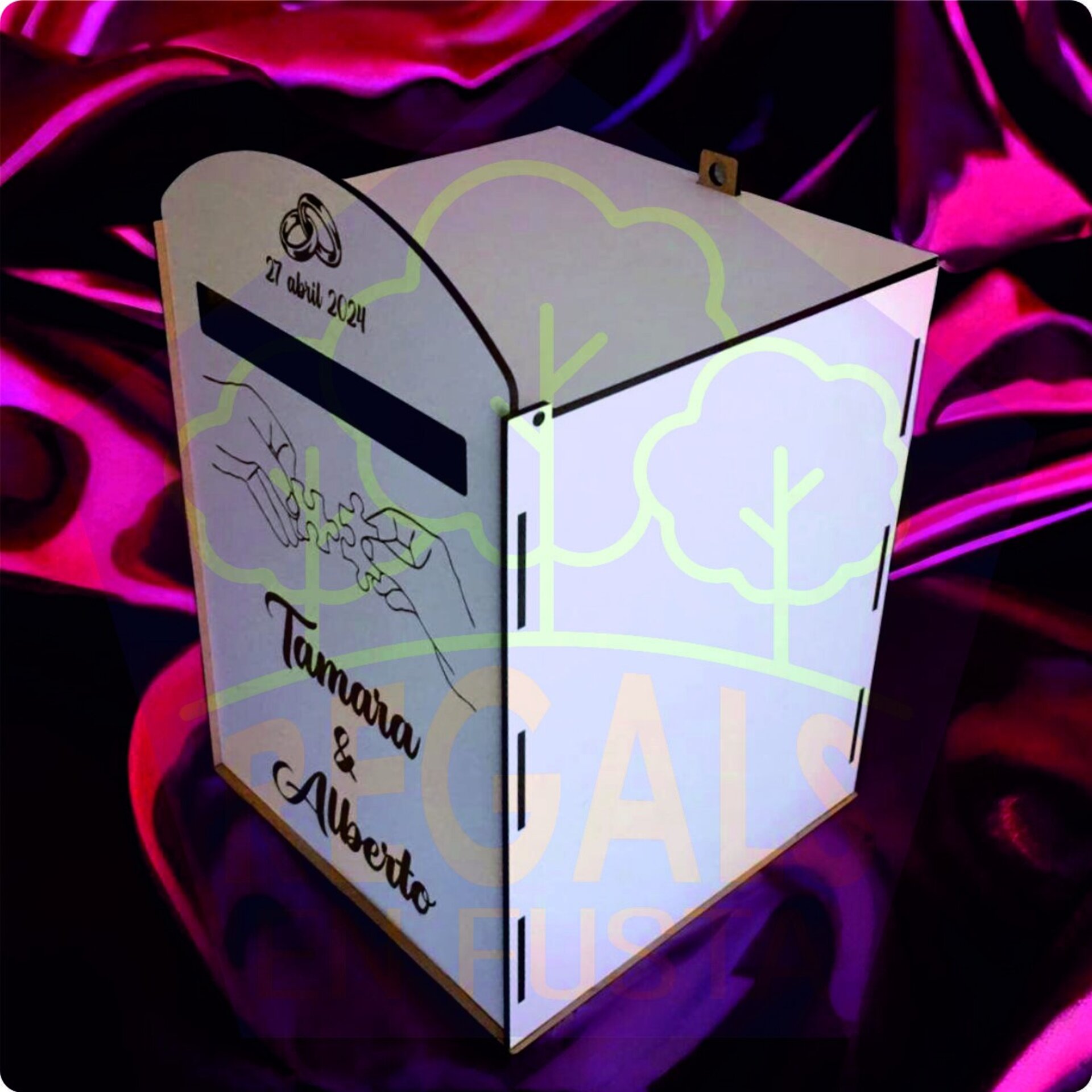 Buzón para bodas personalizado - 2