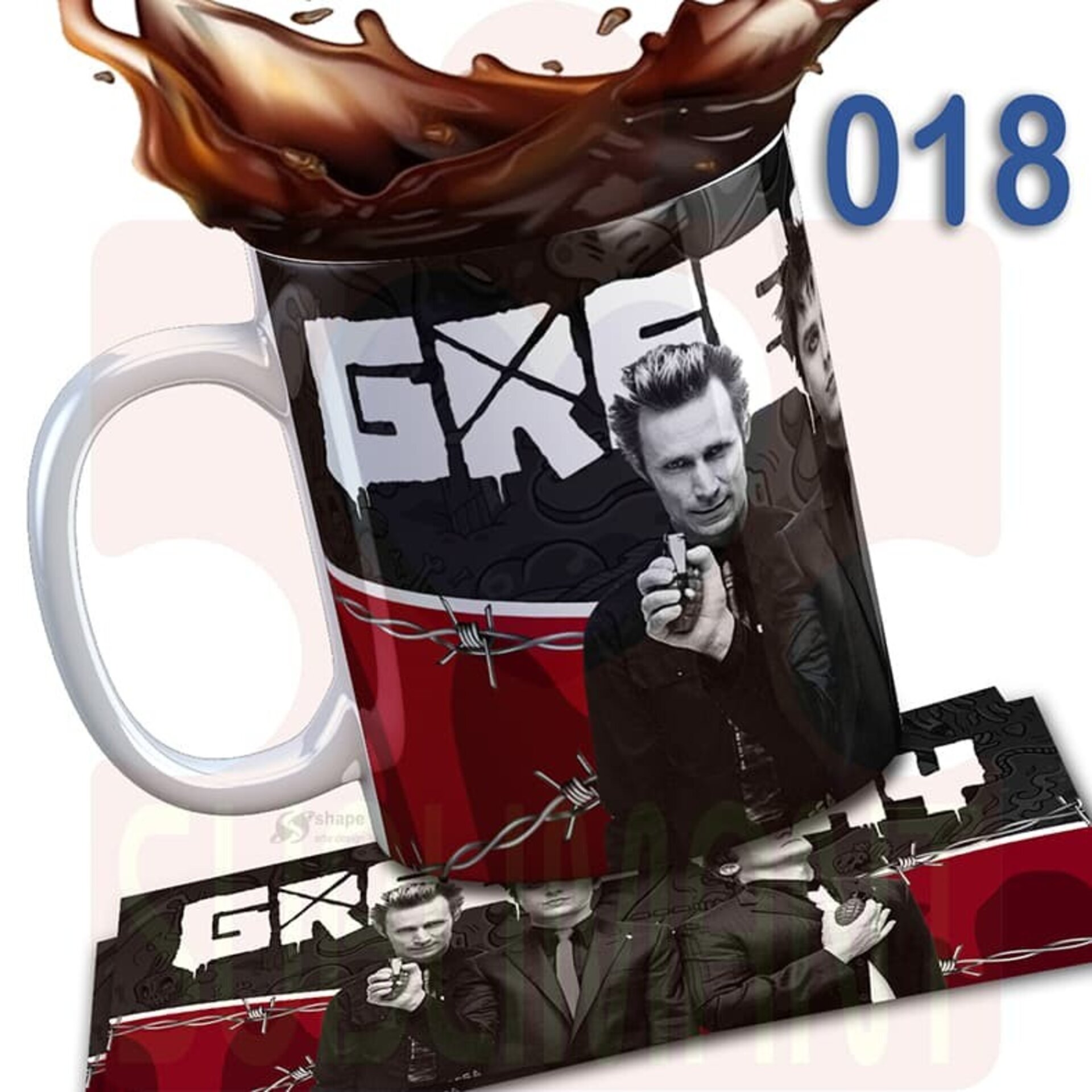 Tazas BANDAS DE ROCK - 18