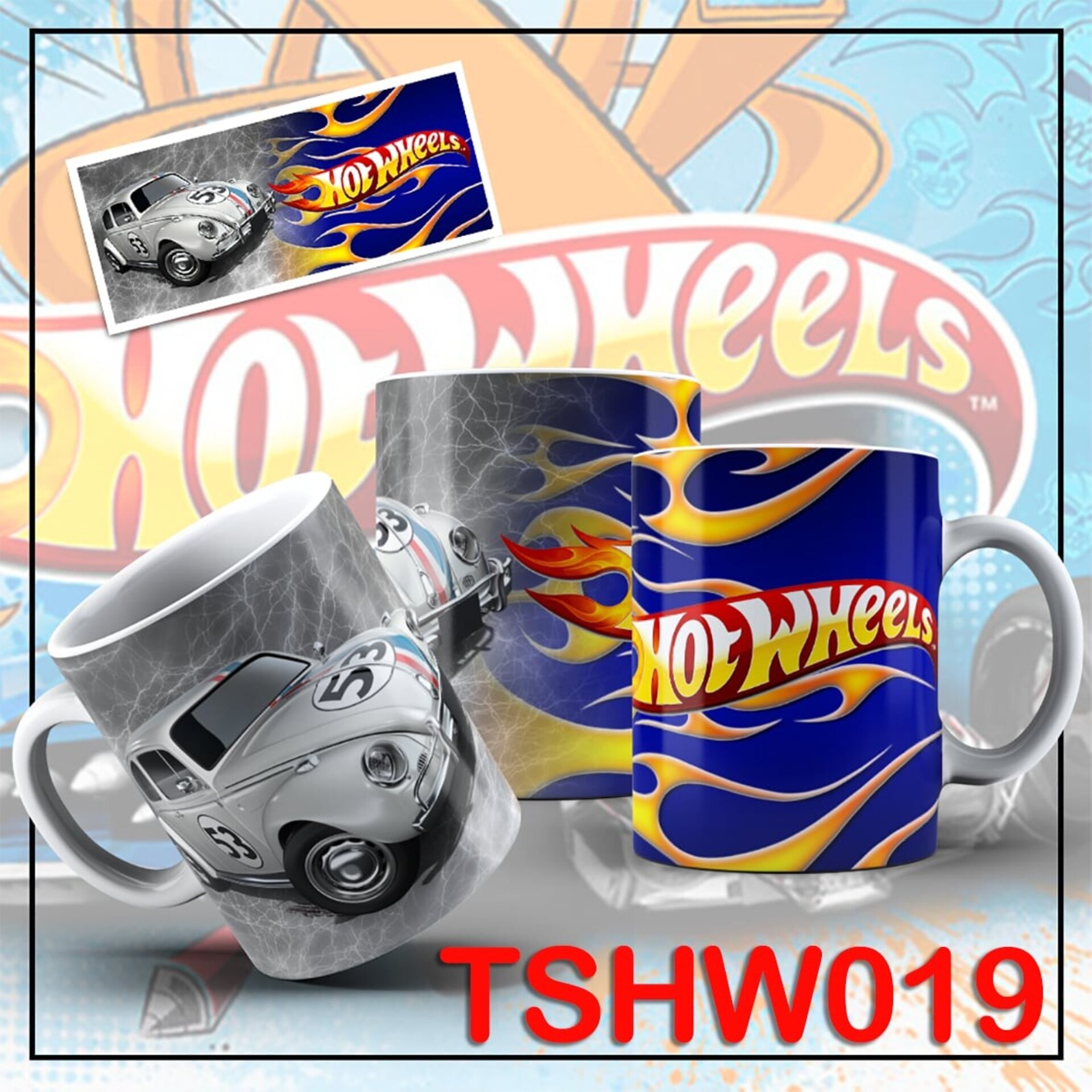 Tazas HOT WHEELS - 19