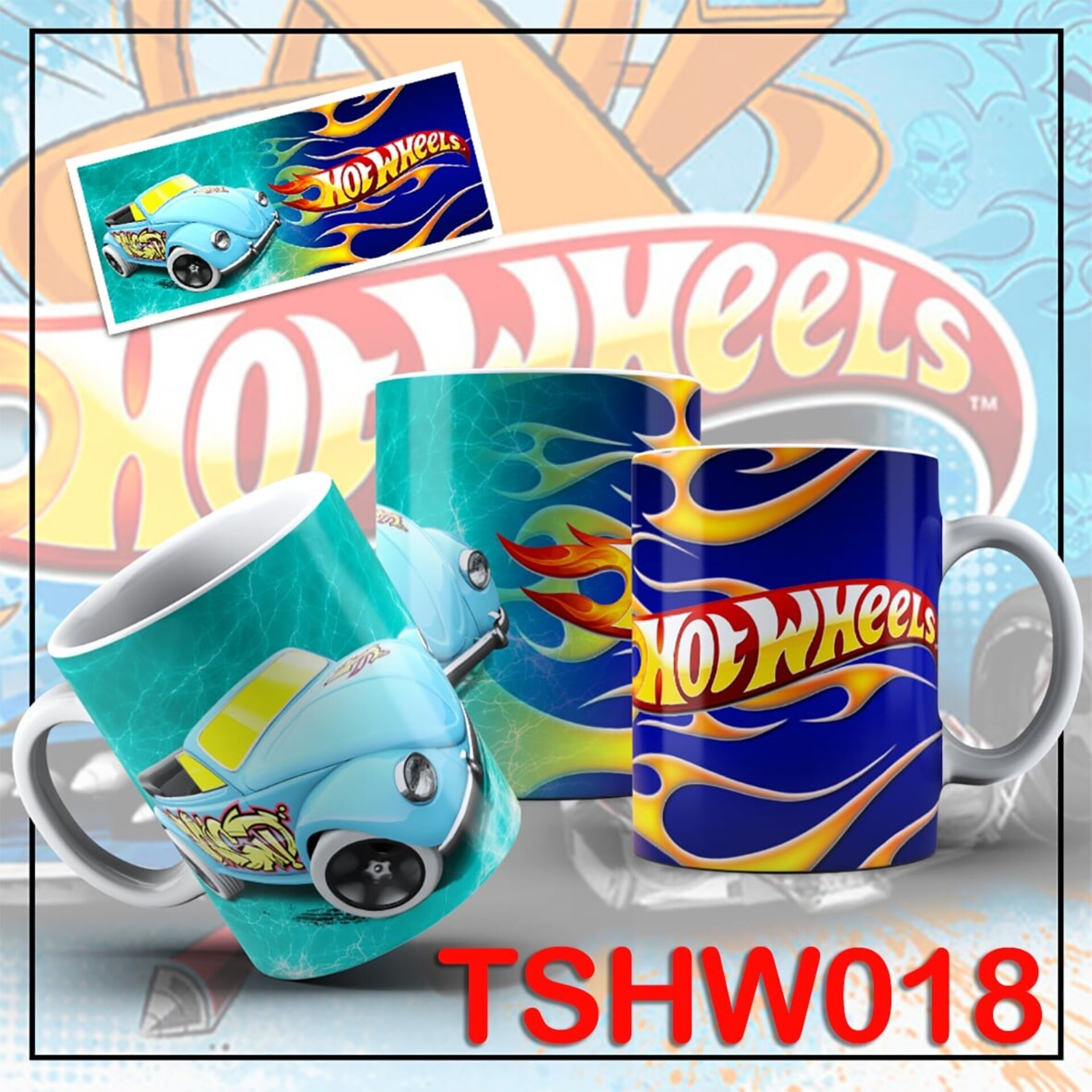 Tazas HOT WHEELS - 18