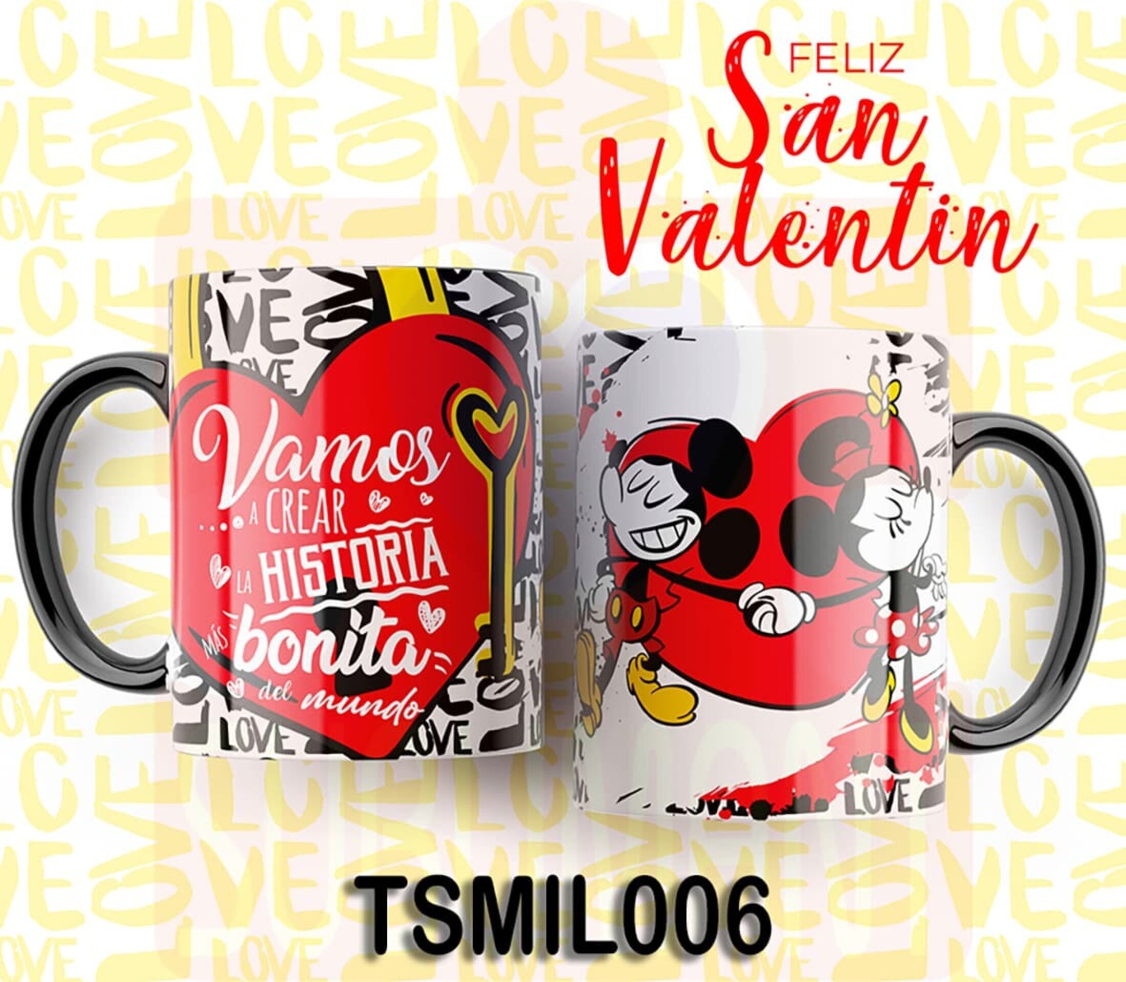 Tazas MICKEY LOVE - 6