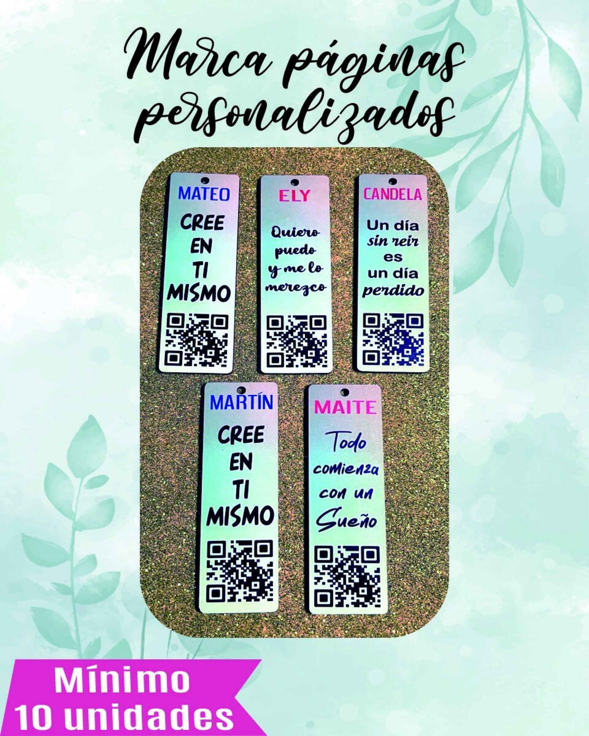 Marca páginas personalizados - 2