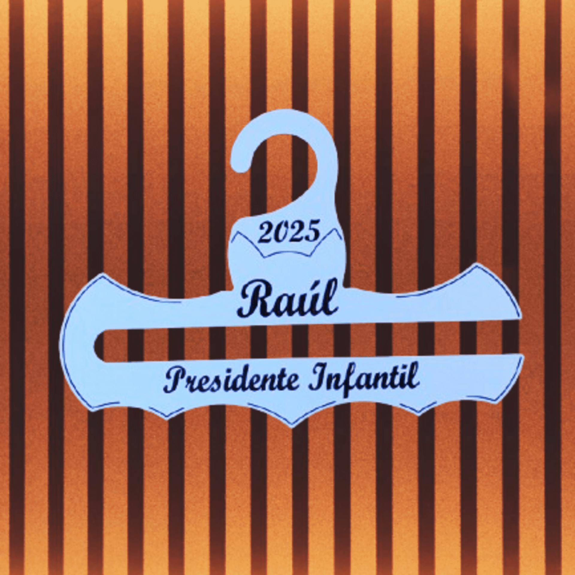 Percha para fajín fallero personalizada - 2