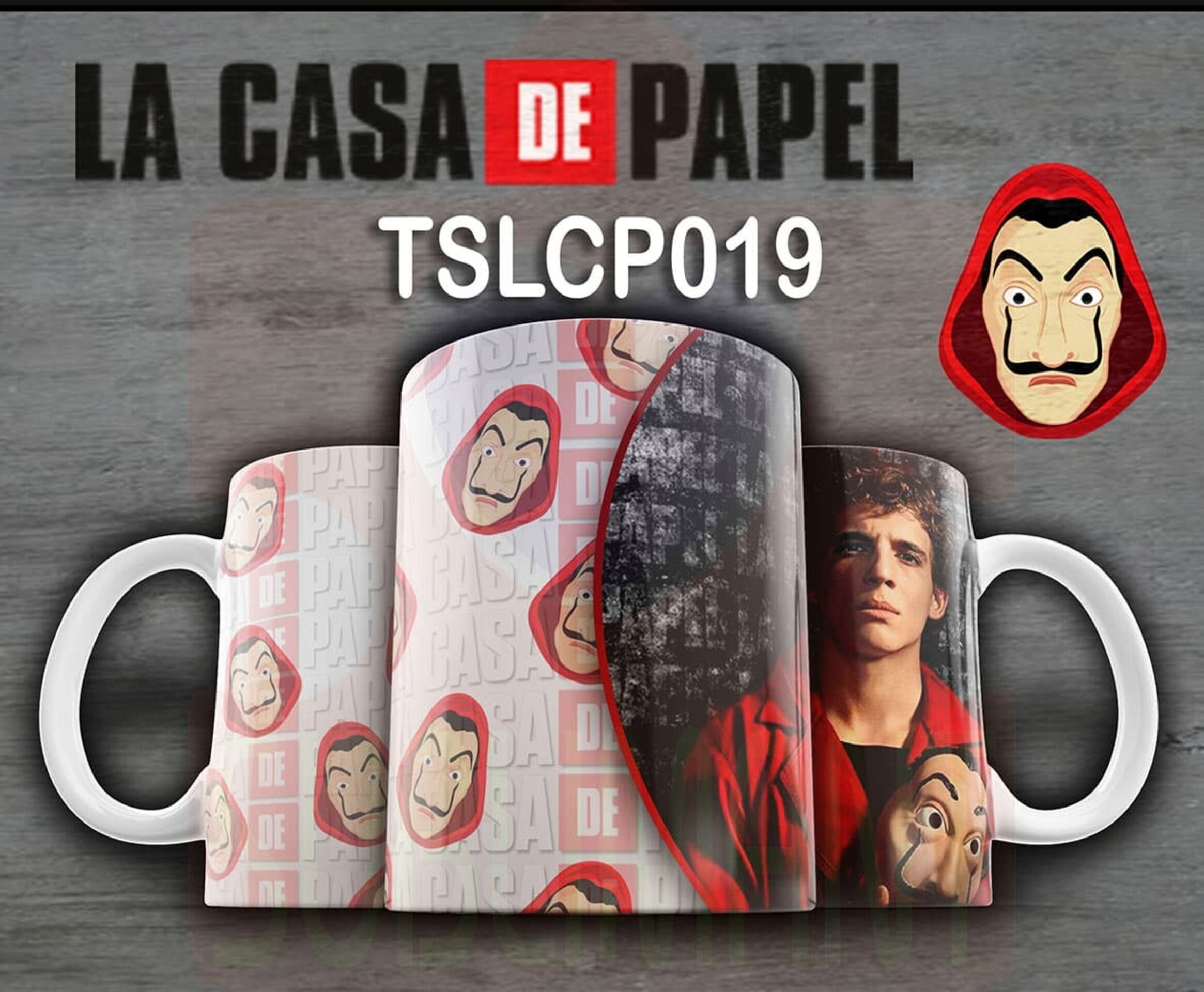 Tazas LA CASA DE PAPEL - 19