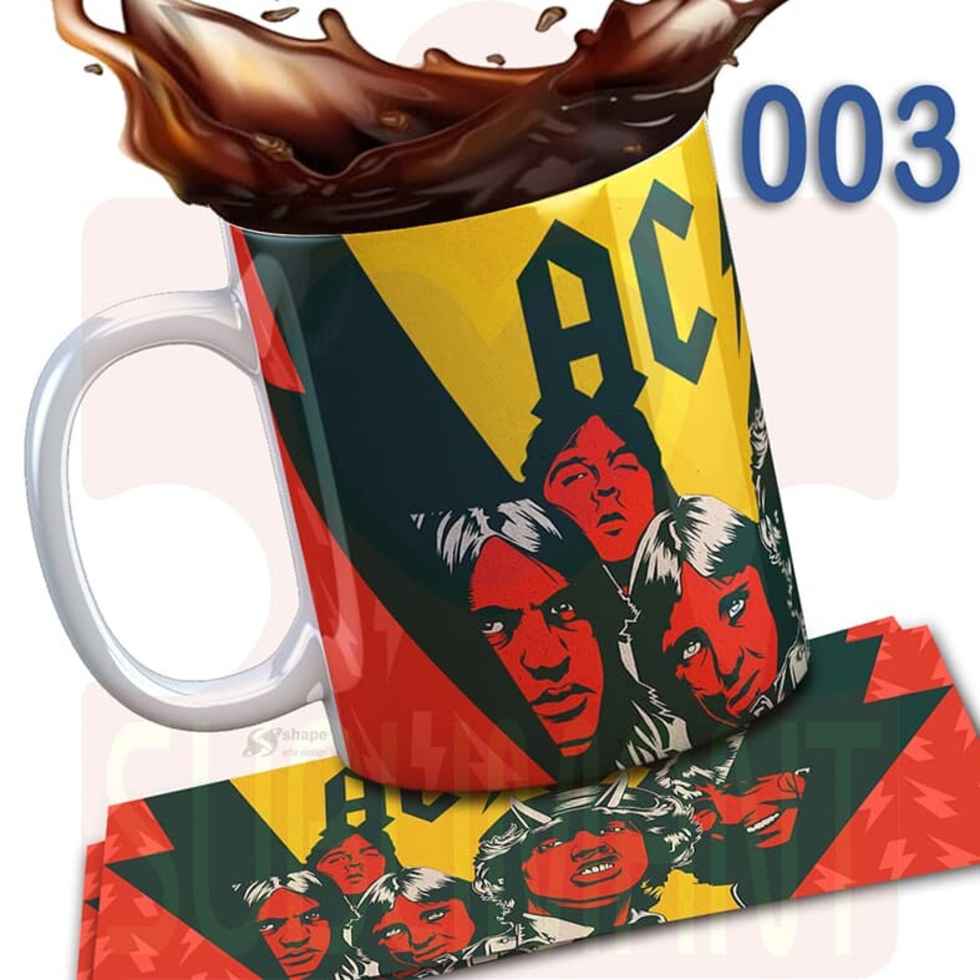 Tazas BANDAS DE ROCK - 3
