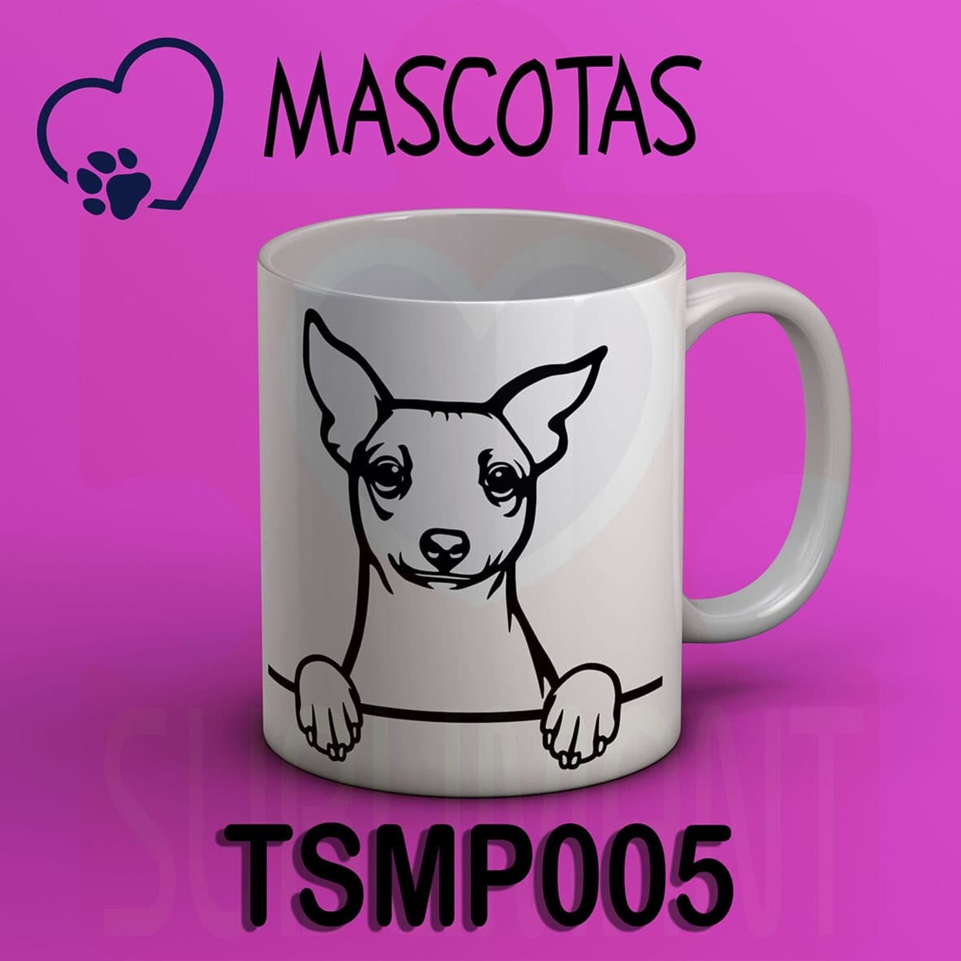 Tazas MASCOTAS PERROS (modelos de 001 al 050) - 5