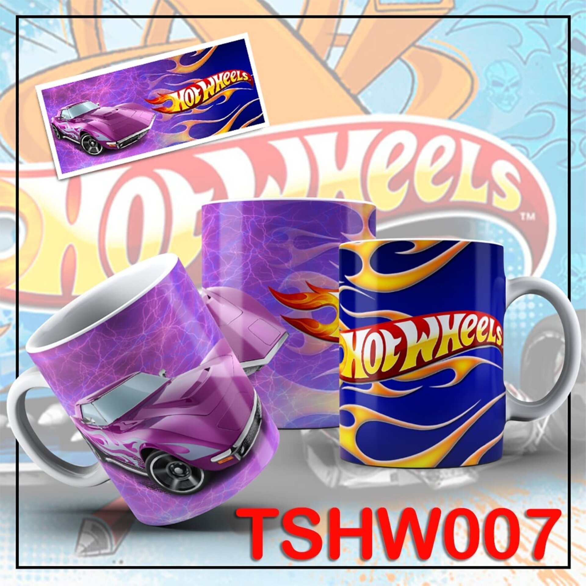 Tazas HOT WHEELS - 7