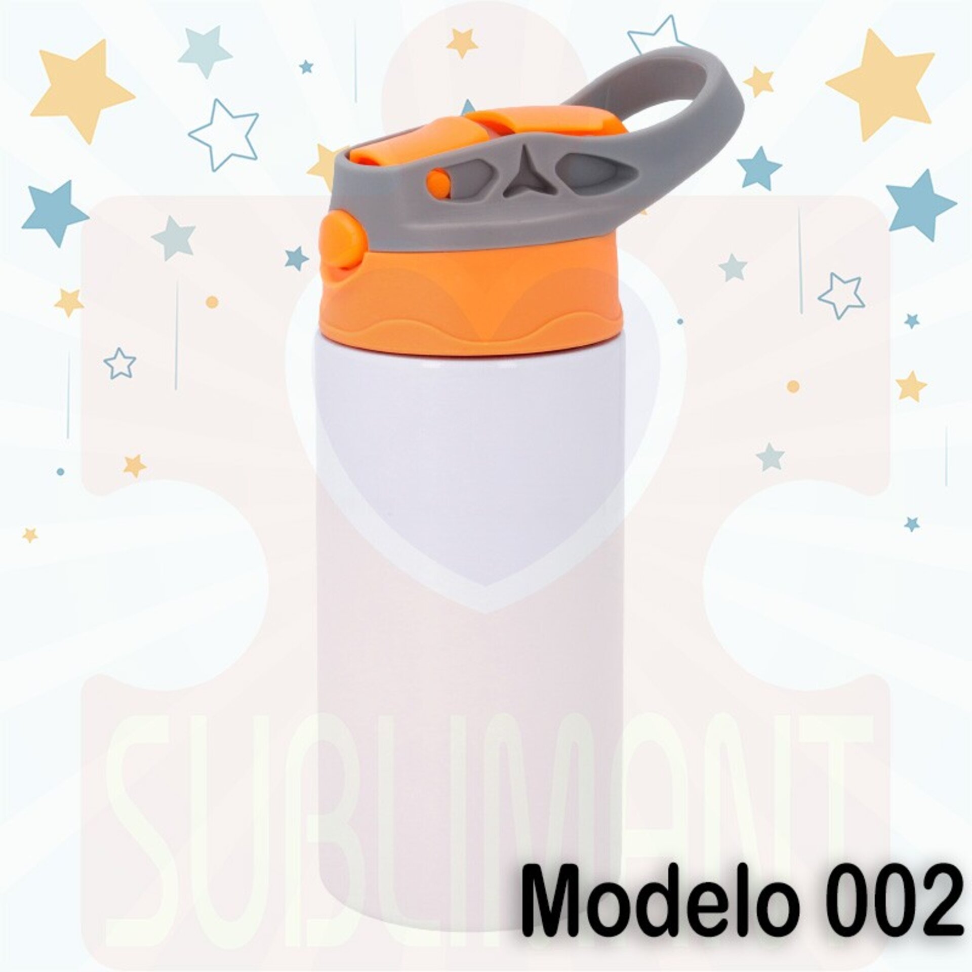 Botella infantil con tapón de colores - 4