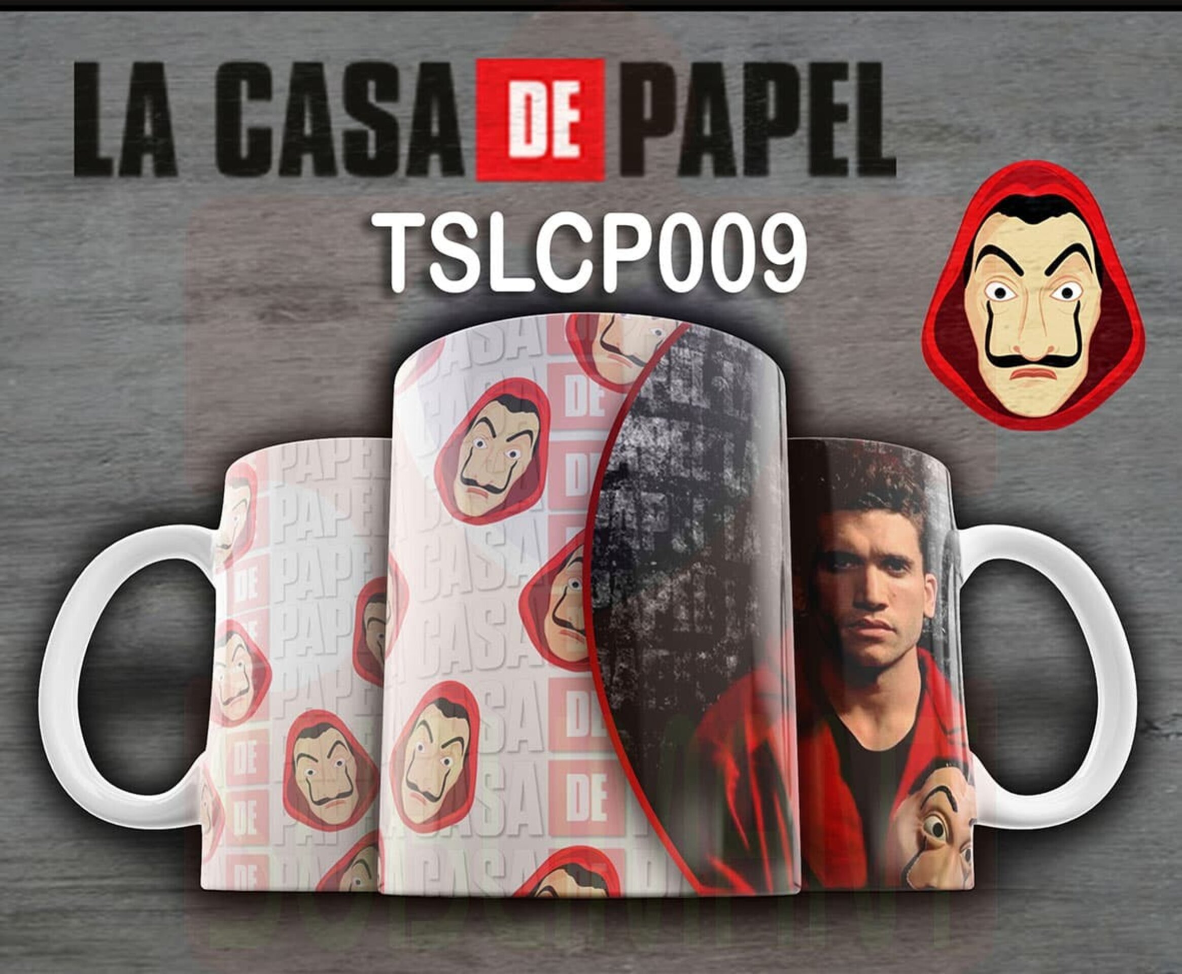 Tazas LA CASA DE PAPEL - 9