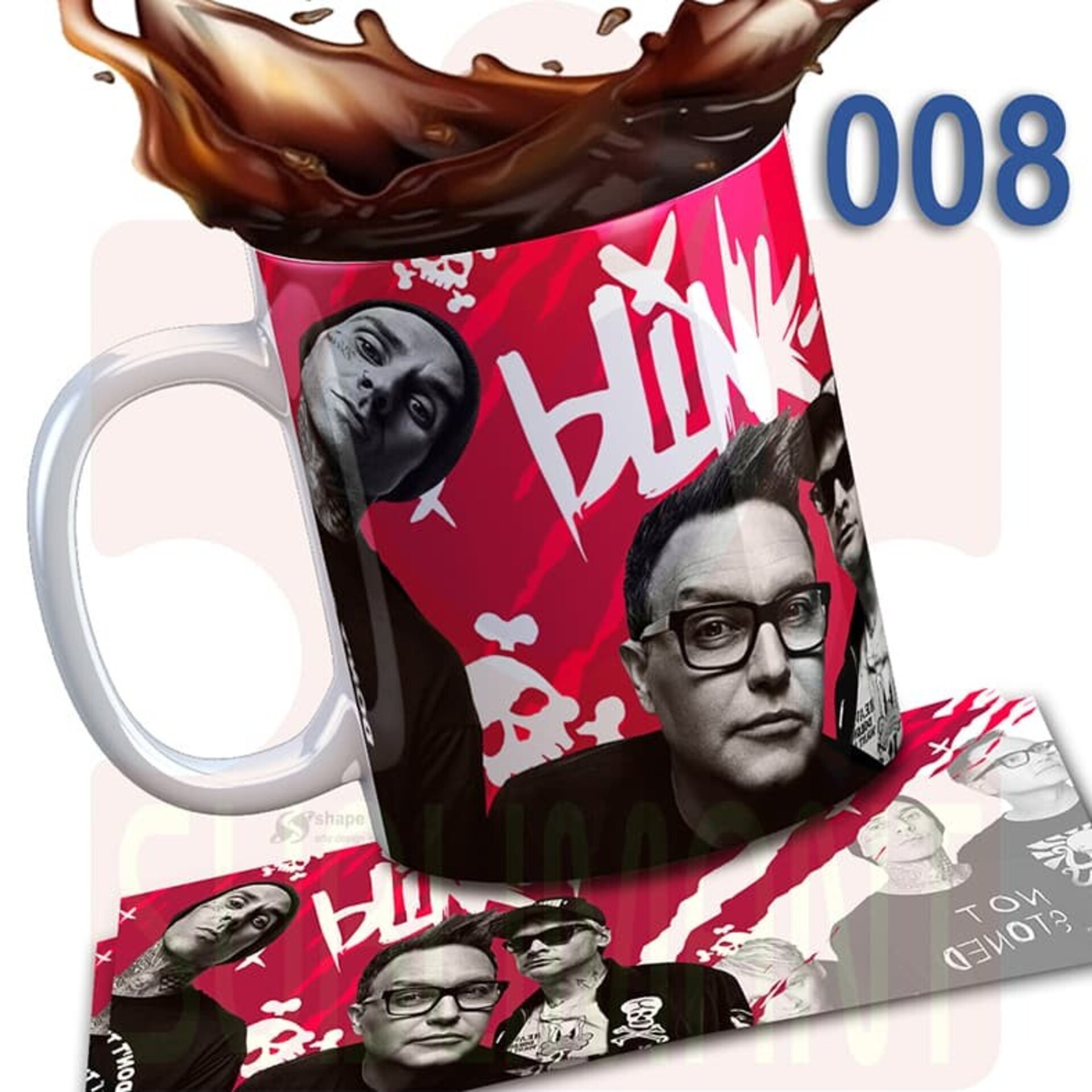 Tazas BANDAS DE ROCK - 8