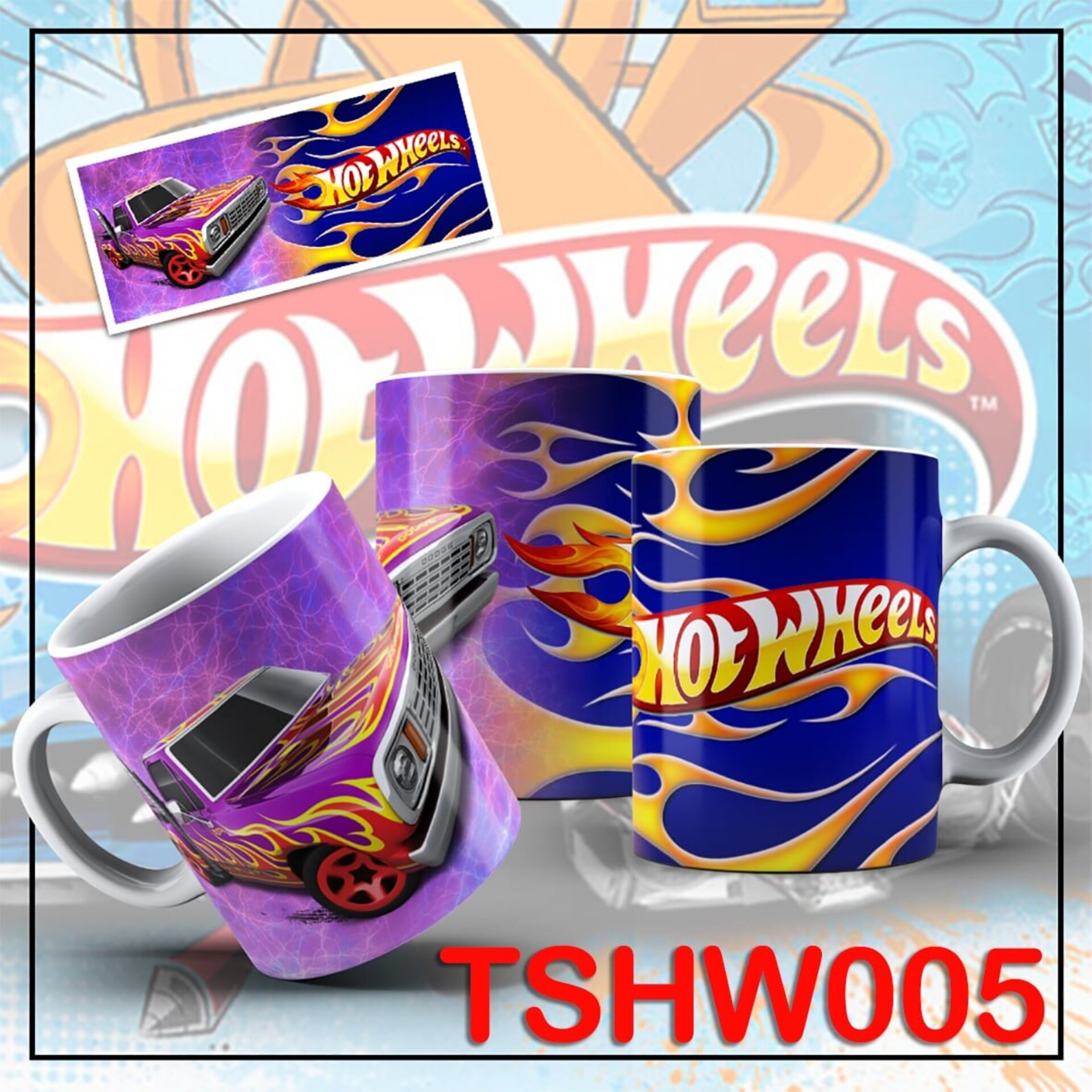 Tazas HOT WHEELS - 5