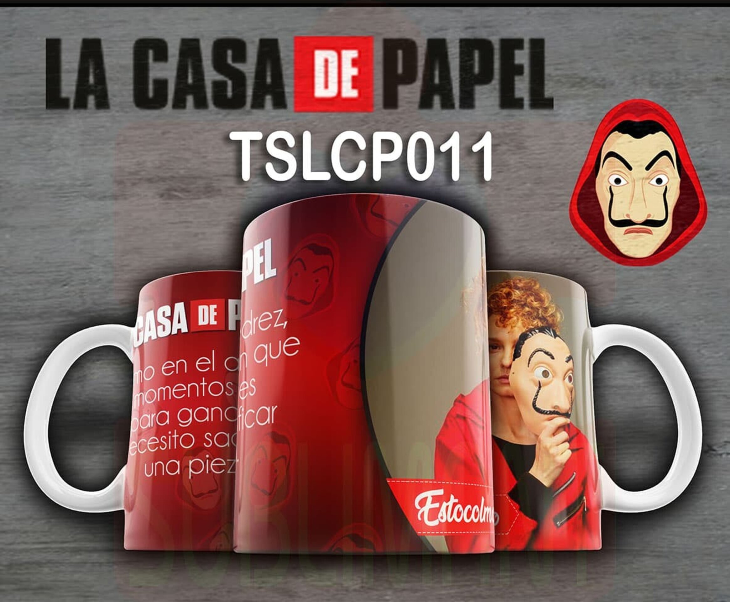 Tazas LA CASA DE PAPEL - 11