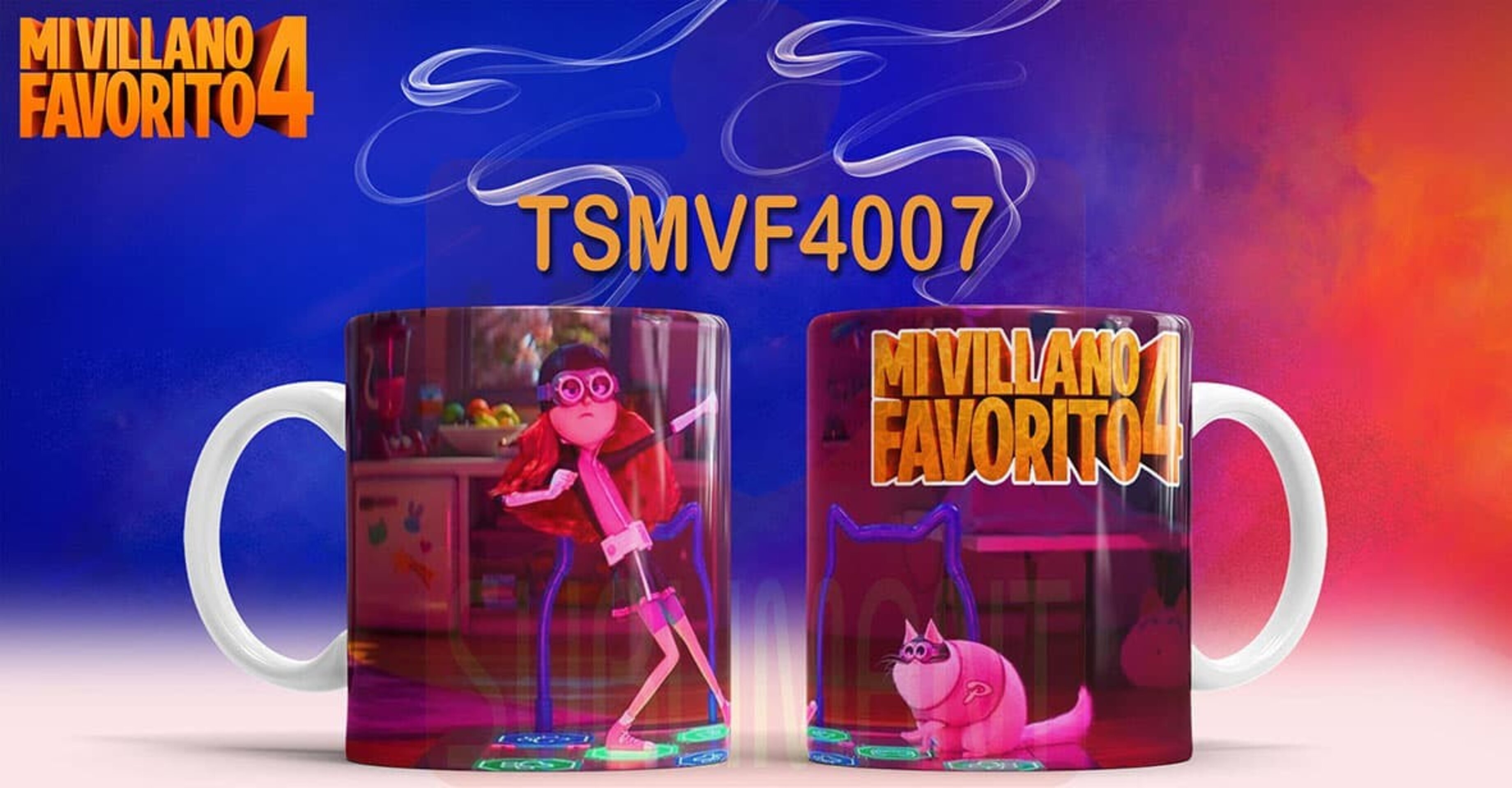 Tazas MI VILLANO FAVORITO 4 - 7