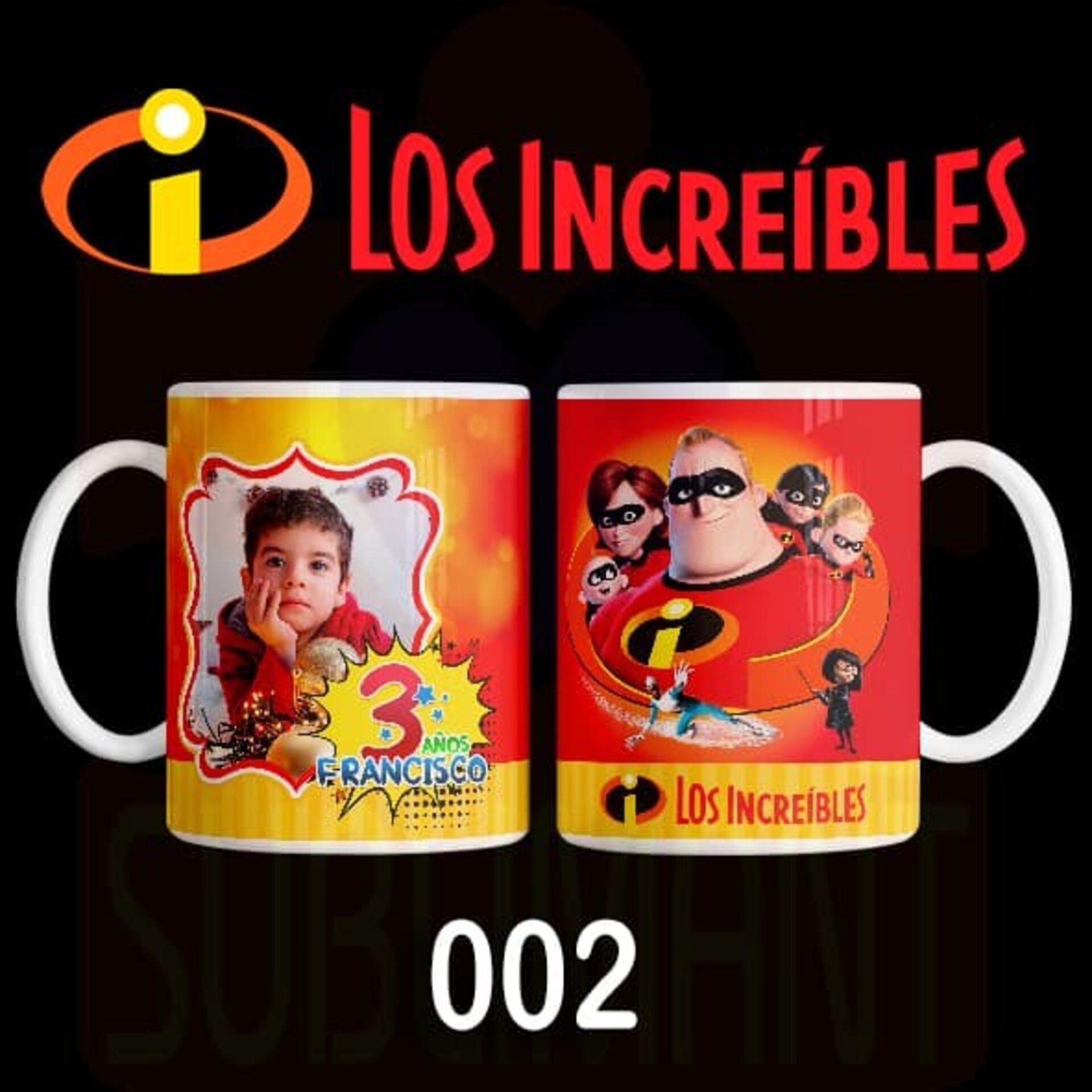 Tazas LOS INCREÍBLES - 2