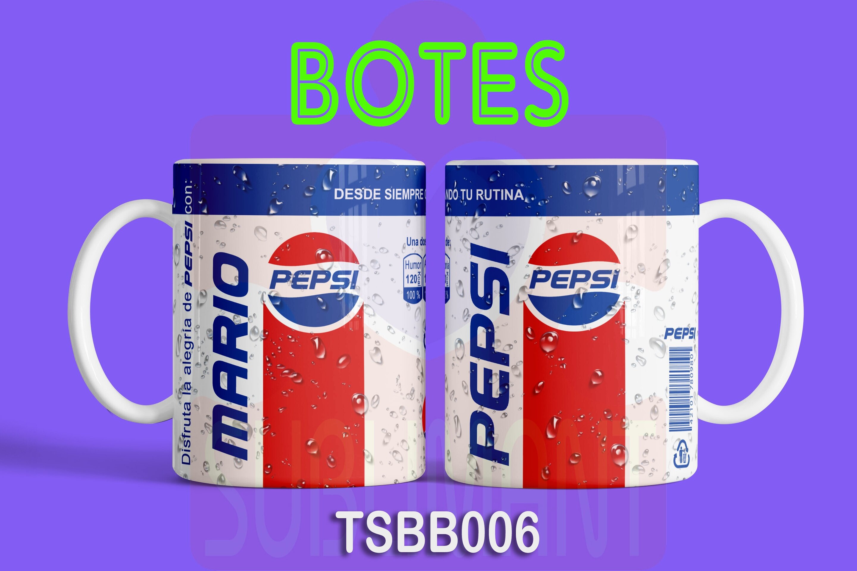 Tazas BOTES DE REFRESCOS - 6