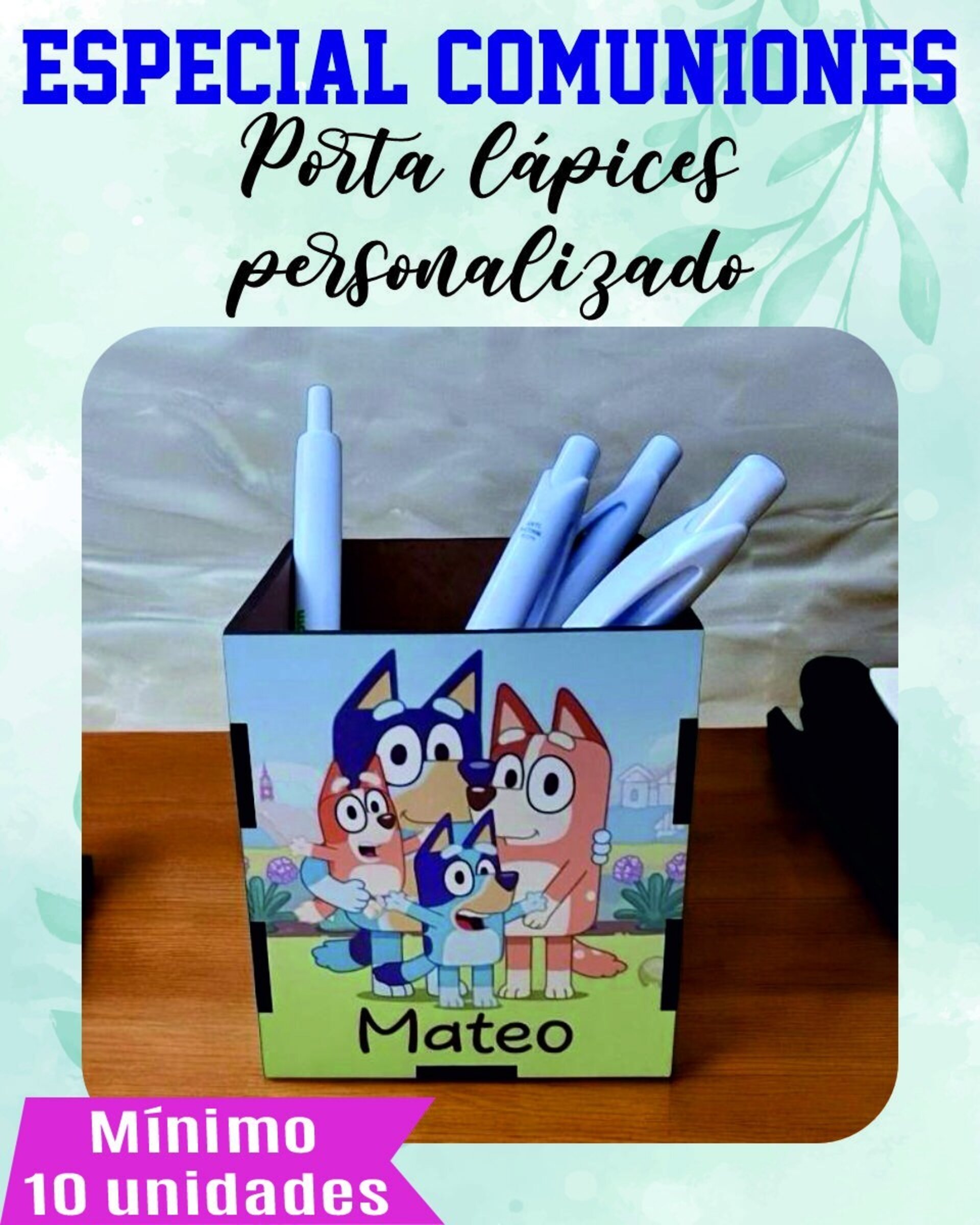 Portalápices personalizados - 2