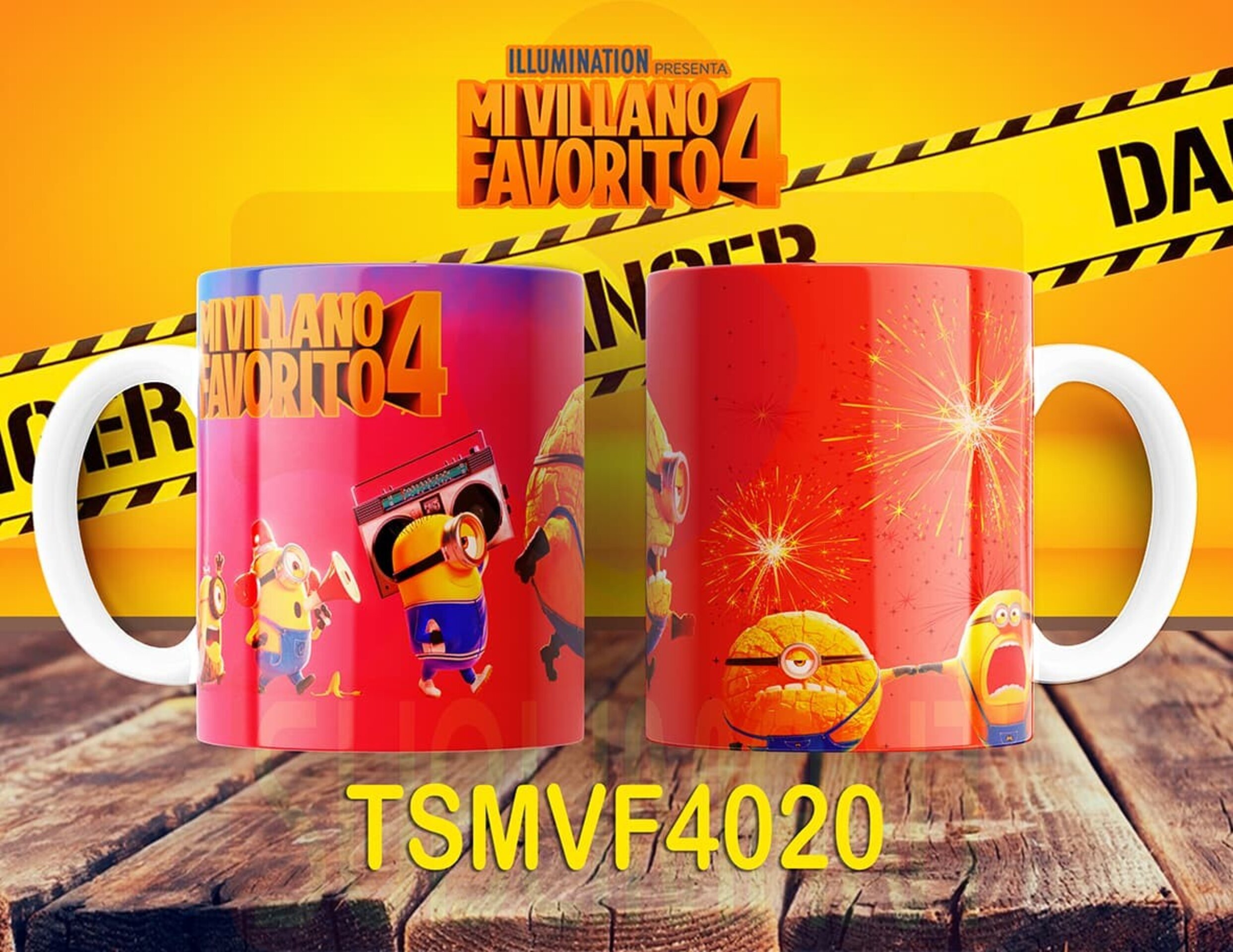 Tazas MI VILLANO FAVORITO 4 - 20
