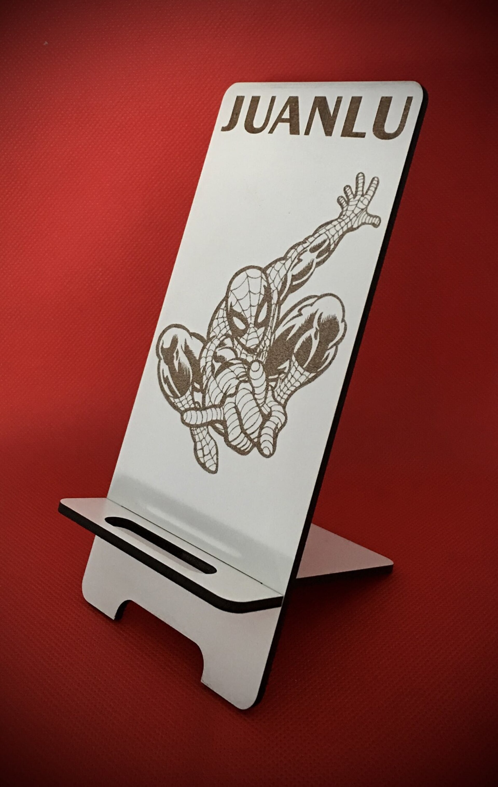 Soporte para móvil personalizado grabado a láser - 7