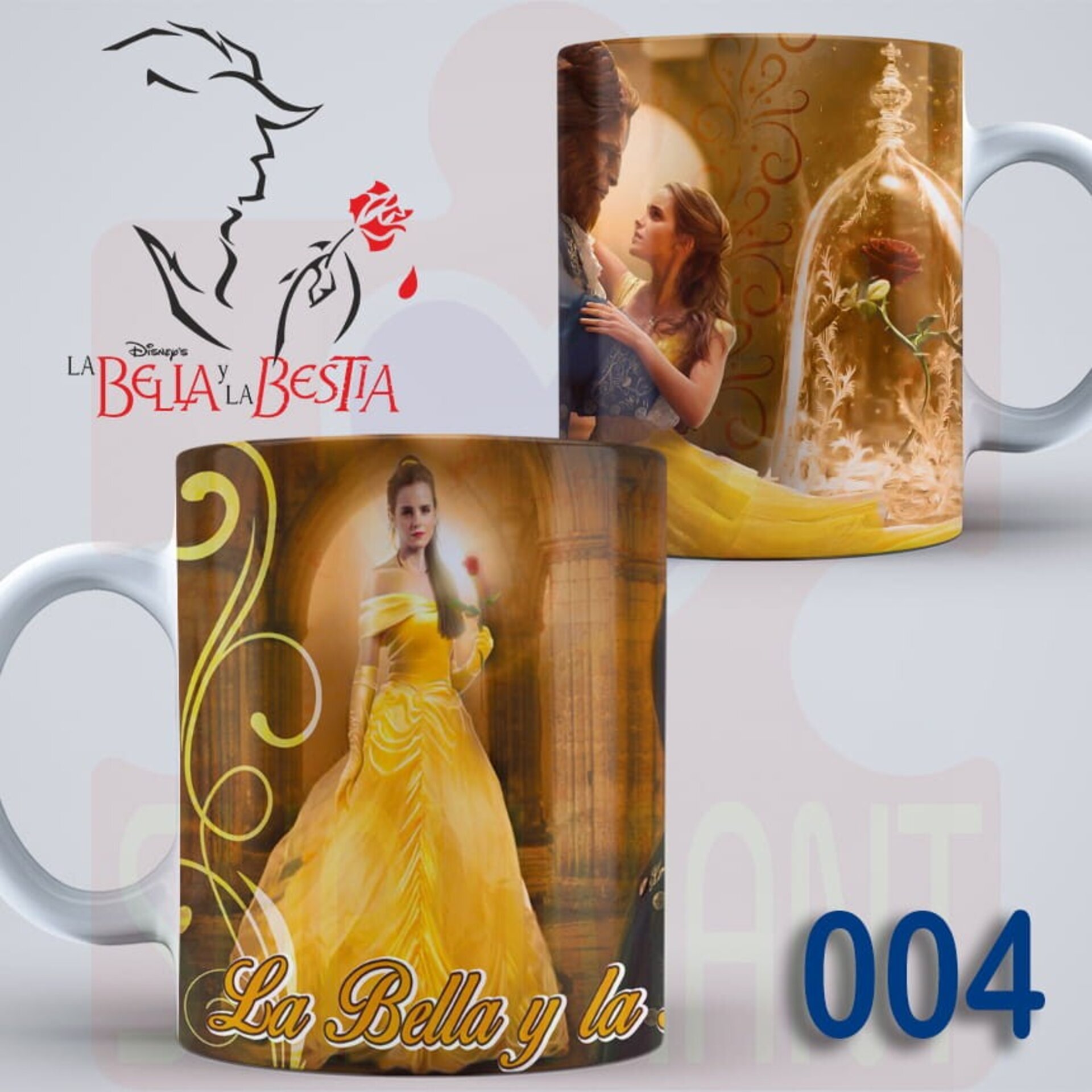 Tazas LA BELLA Y LA BESTIA - 4
