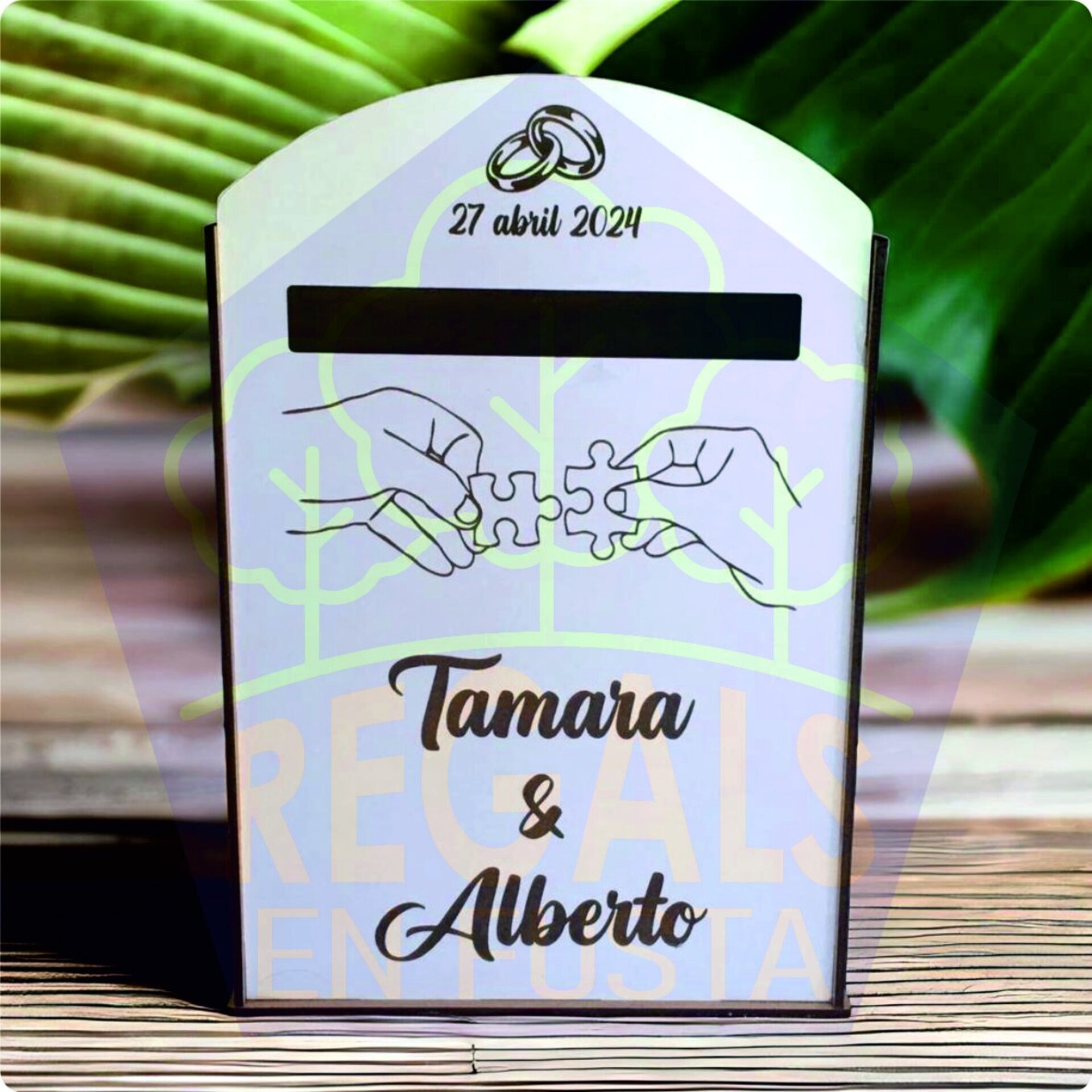 Buzón para bodas personalizado - 3