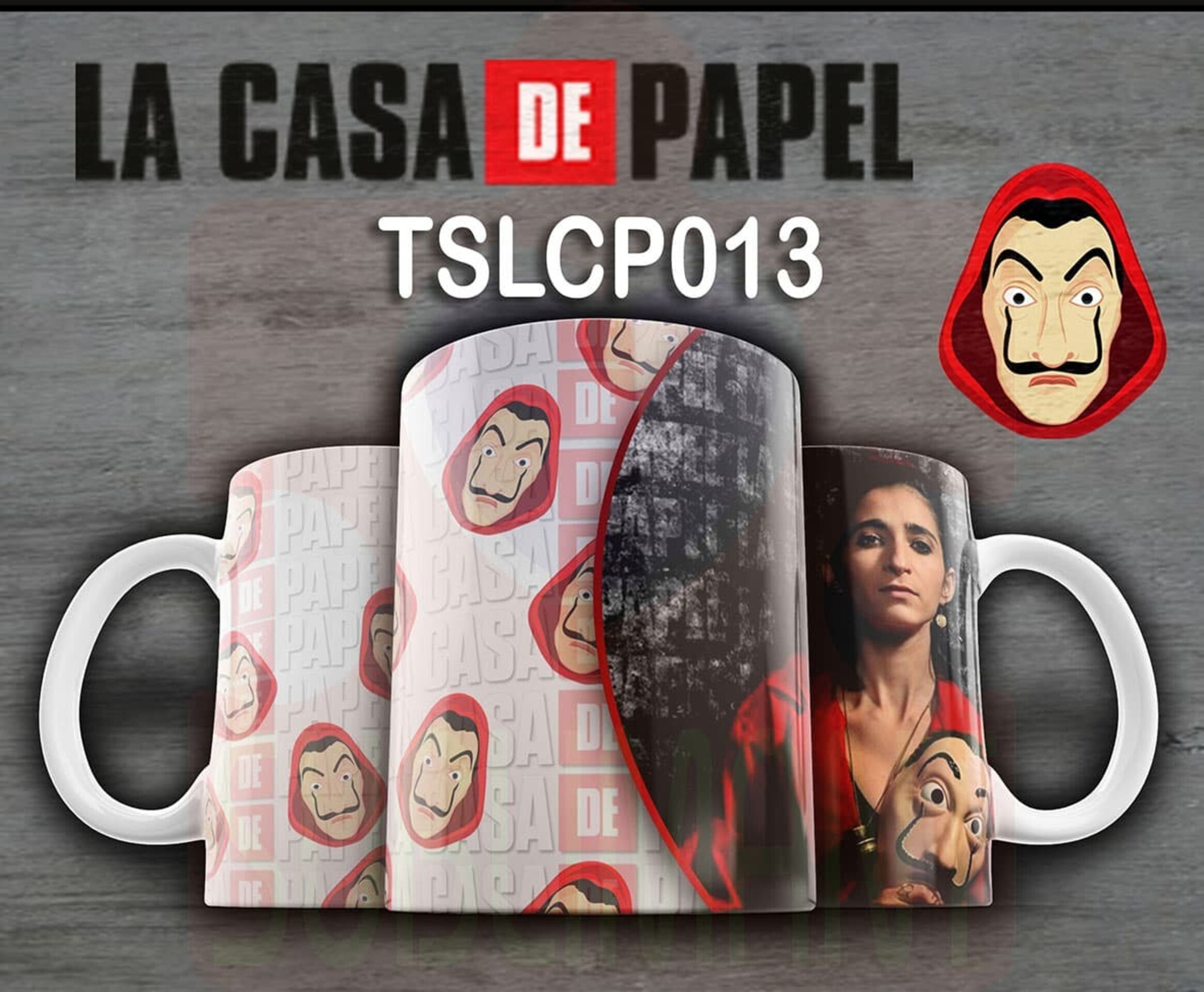 Tazas LA CASA DE PAPEL - 13