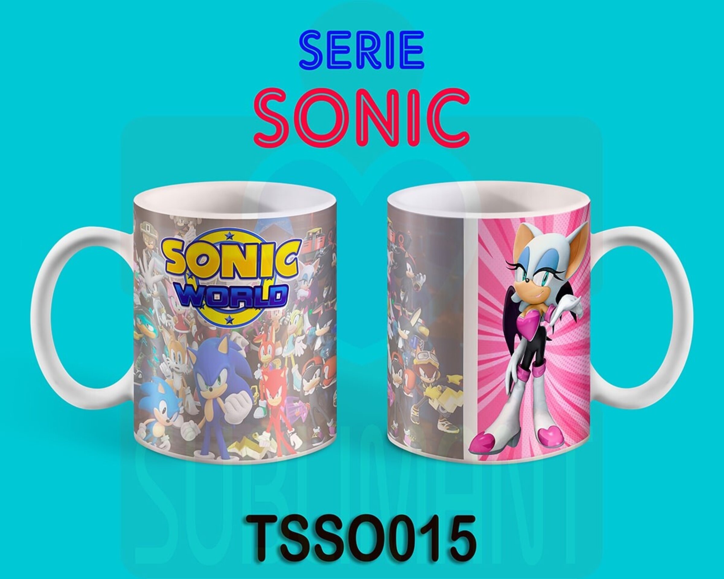 Tazas SONIC GAMES - 15