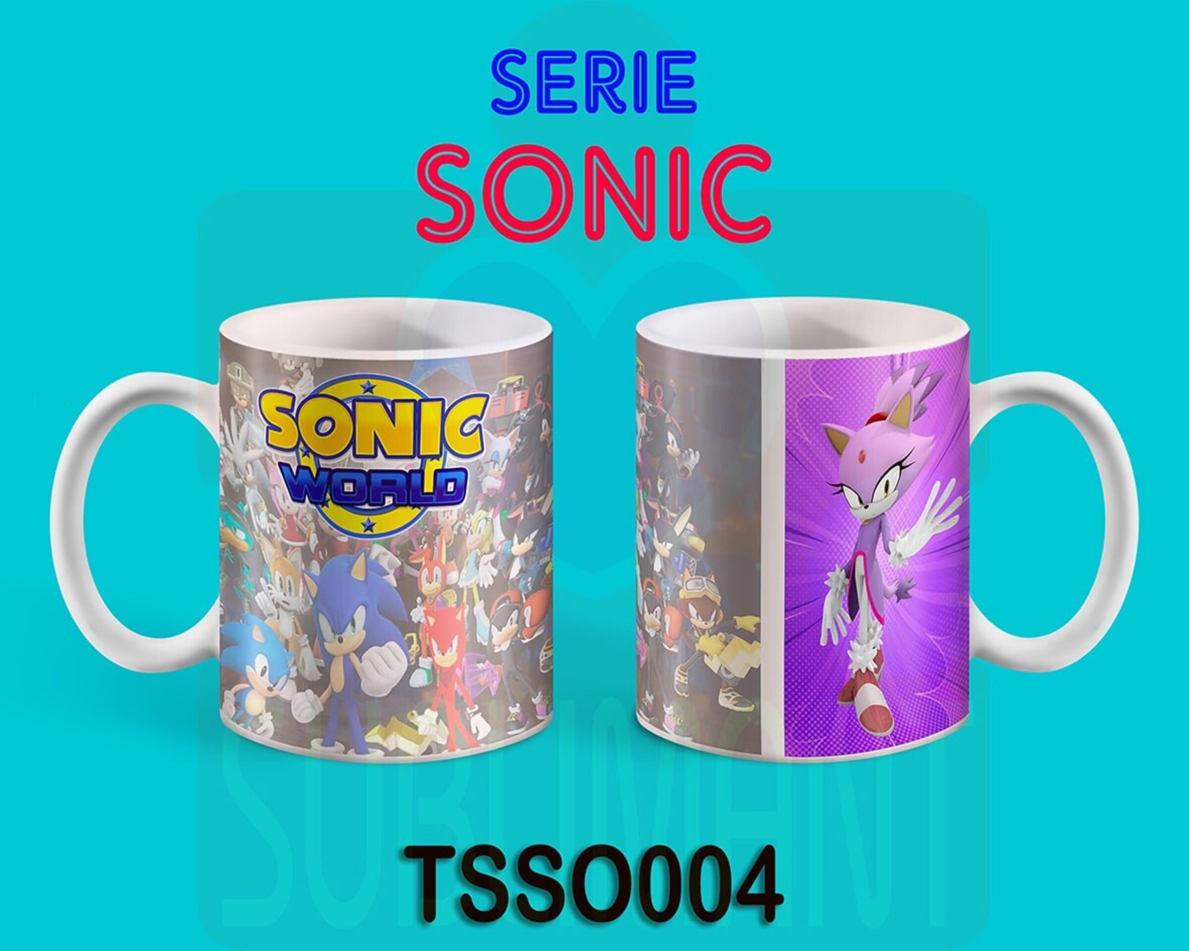 Tazas SONIC GAMES - 4